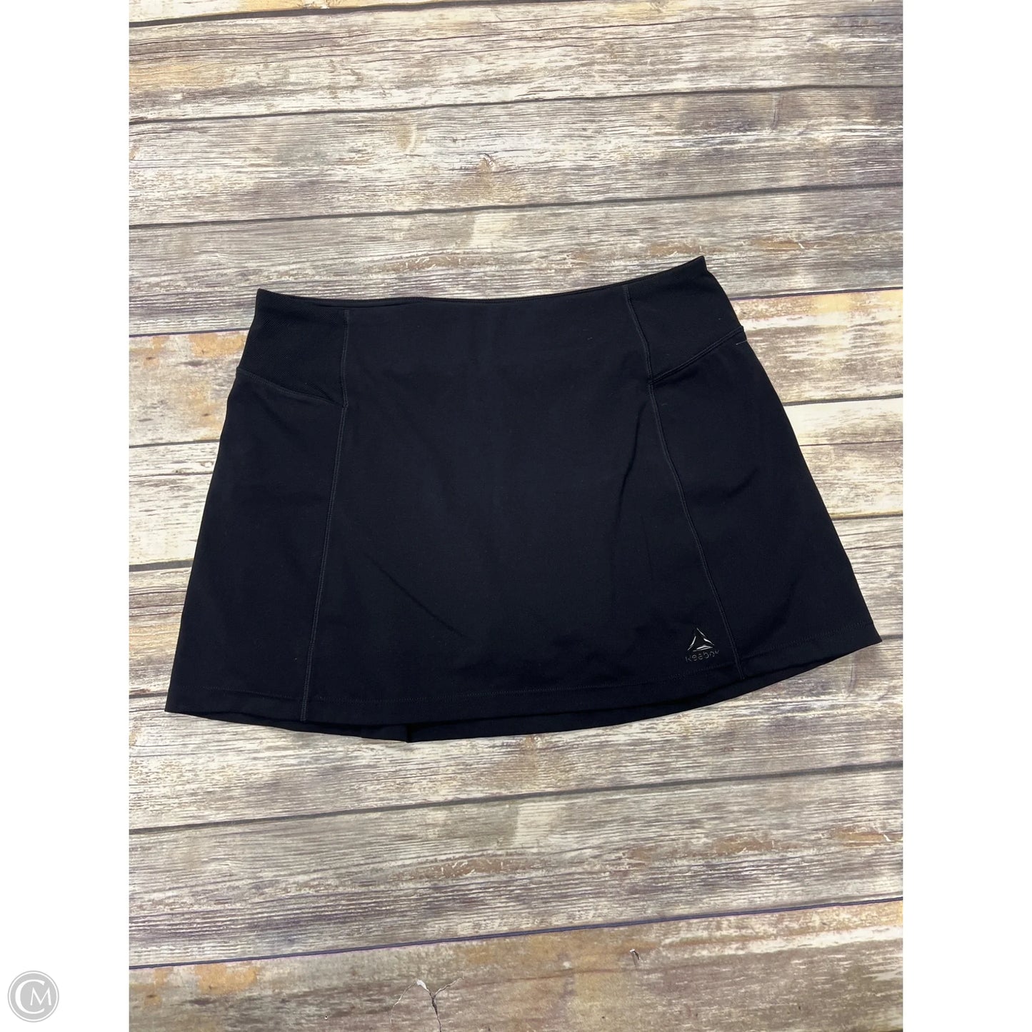 Athletic Skort By Reebok In Black, Size: Xl