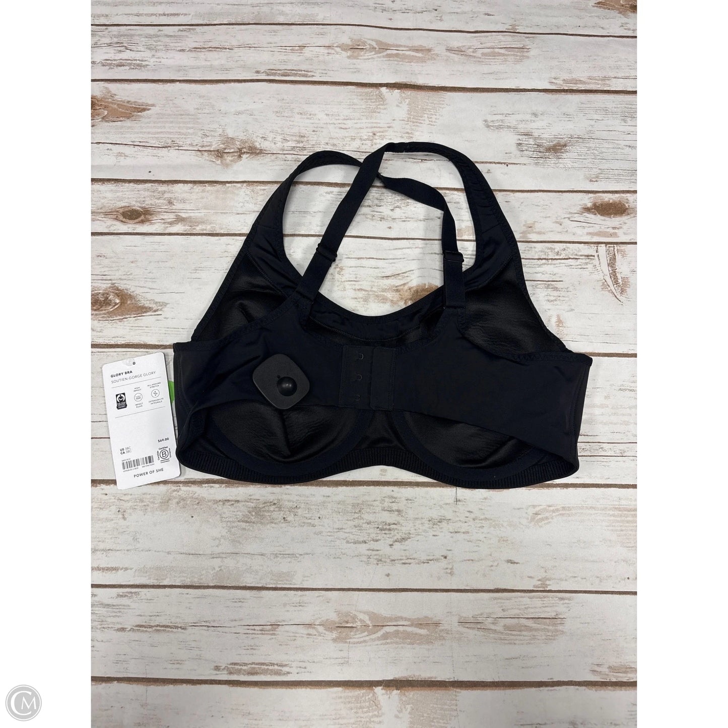 Athletic Bra By Athleta In Black, Size: L