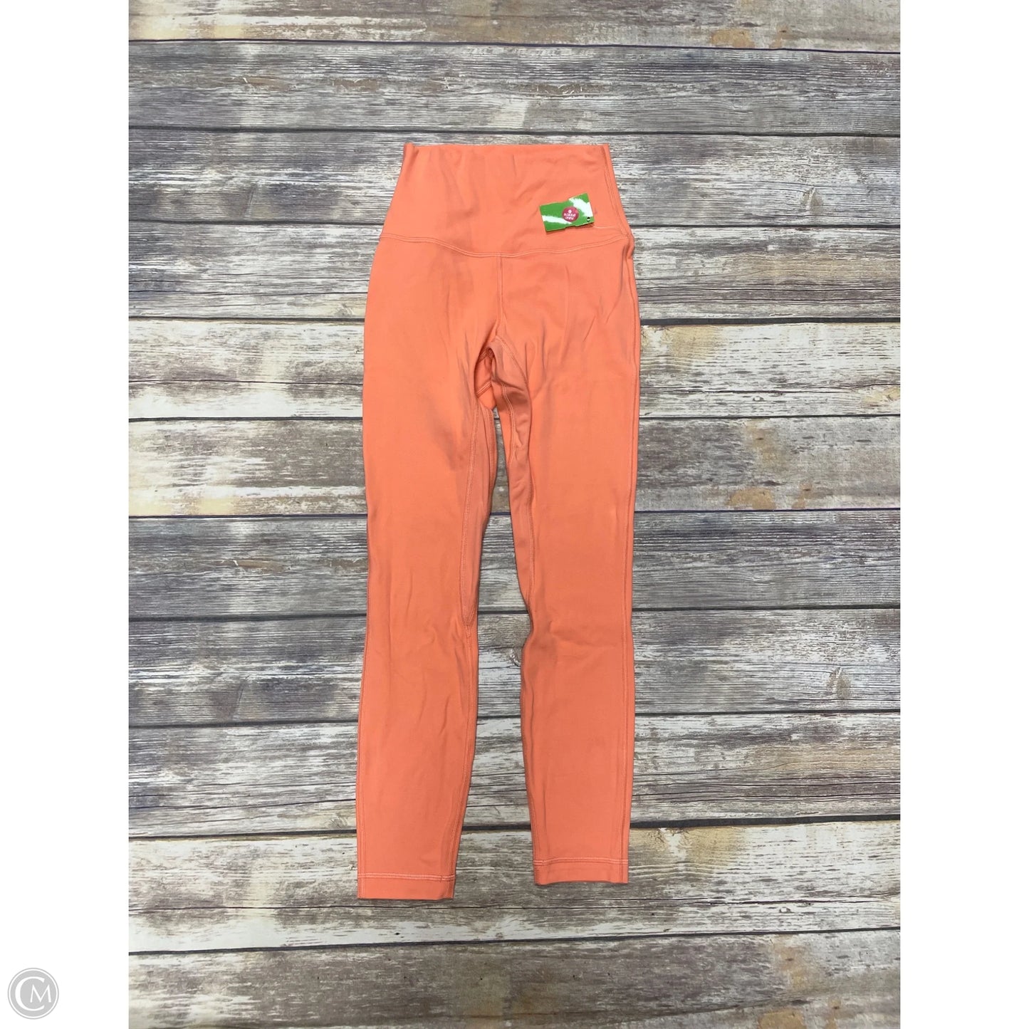Athletic Leggings By Lululemon In Orange, Size: 2