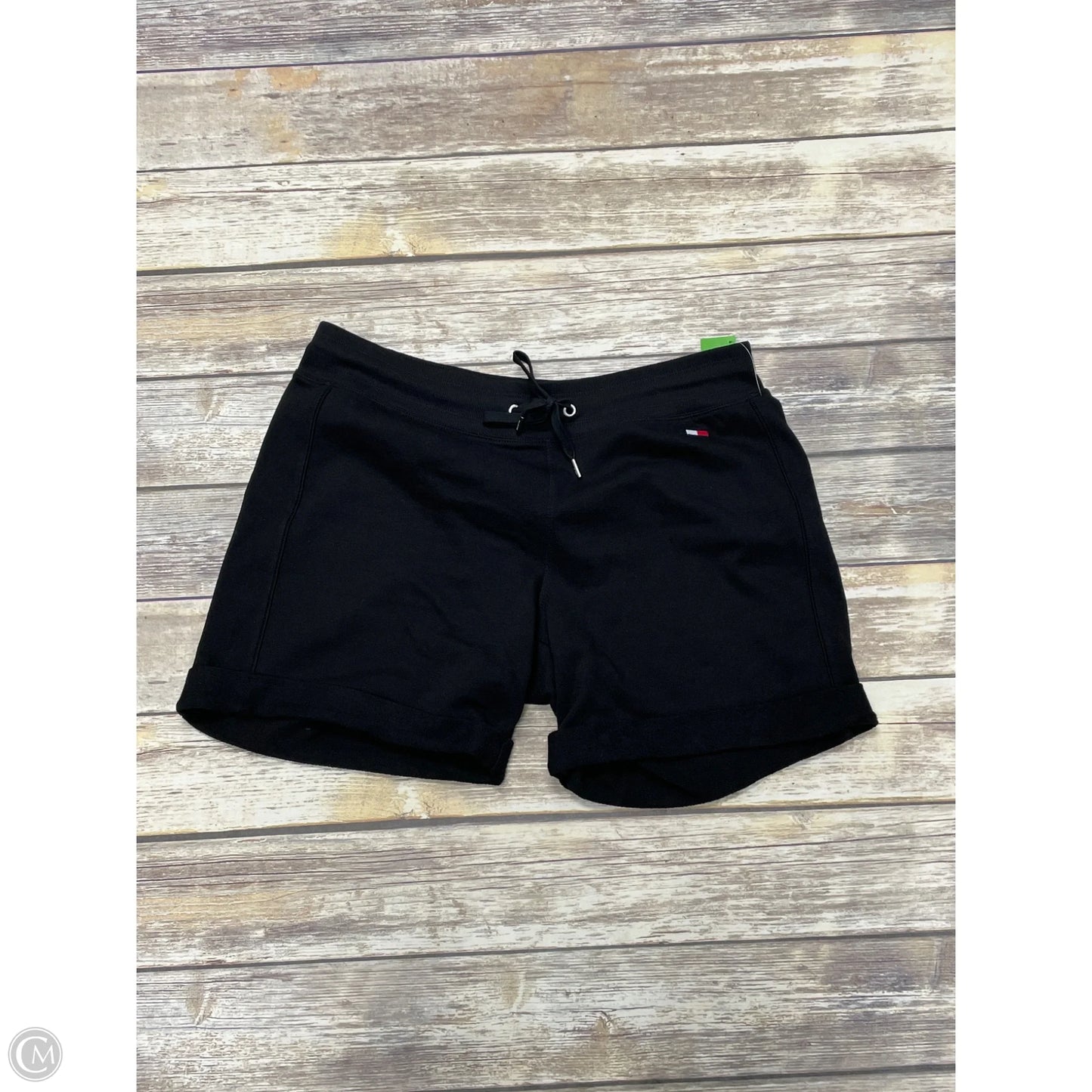 Athletic Shorts By Tommy Hilfiger In Black, Size: L