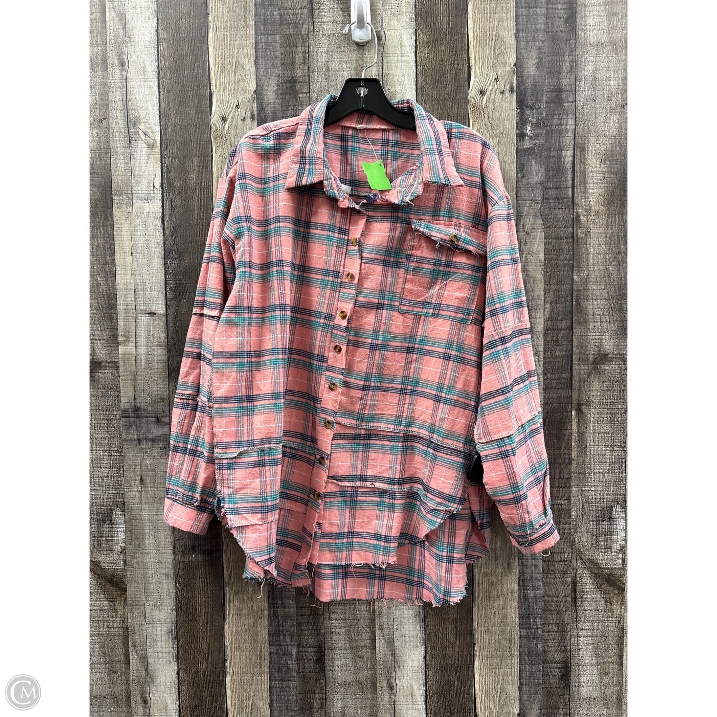 Top Long Sleeve By Cmf In Pink, Size: Xl