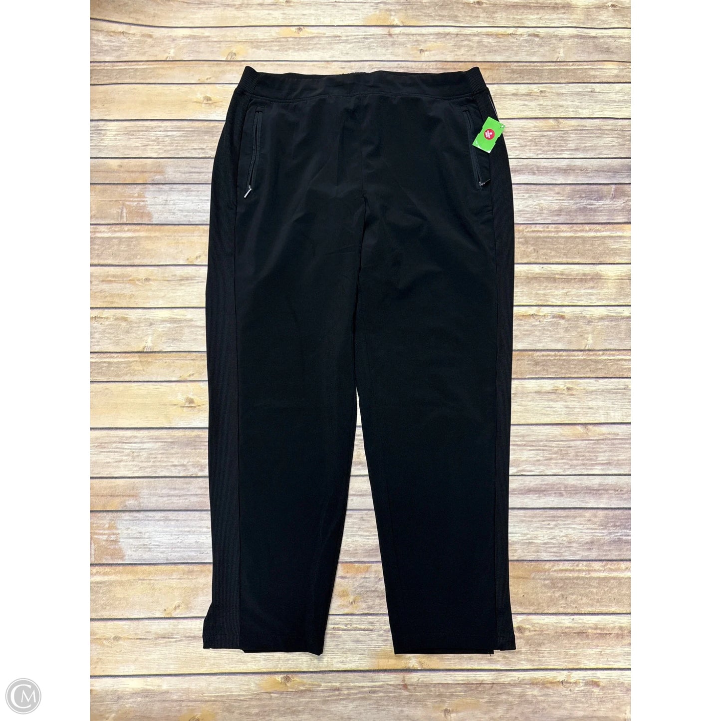 Athletic Pants By Chicos In Black, Size: L
