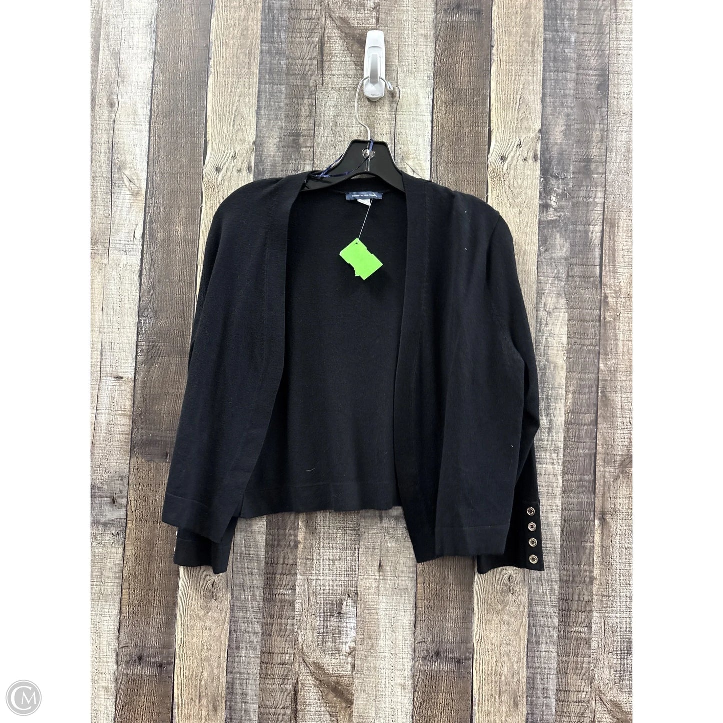 Cardigan By Tommy Hilfiger In Black, Size: L