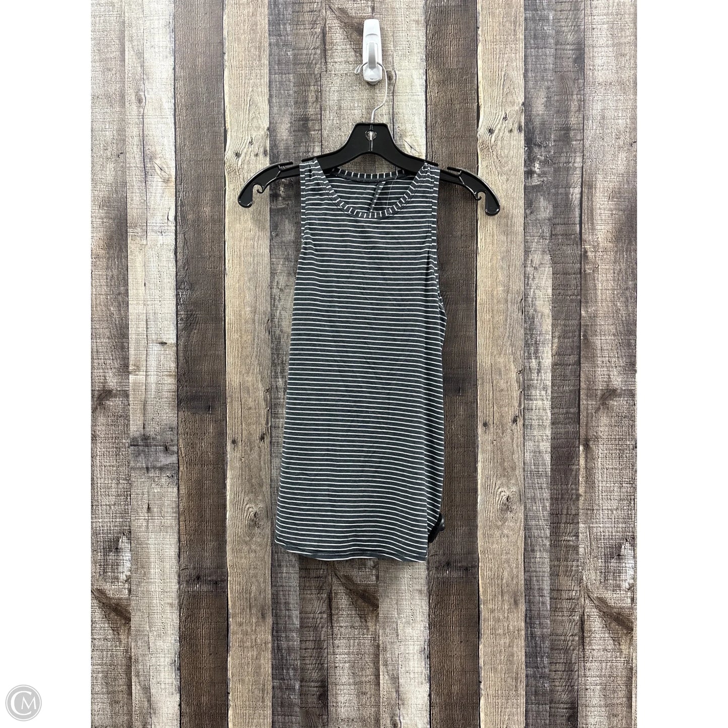 Athletic Tank Top By Lululemon In Striped Pattern, Size: S