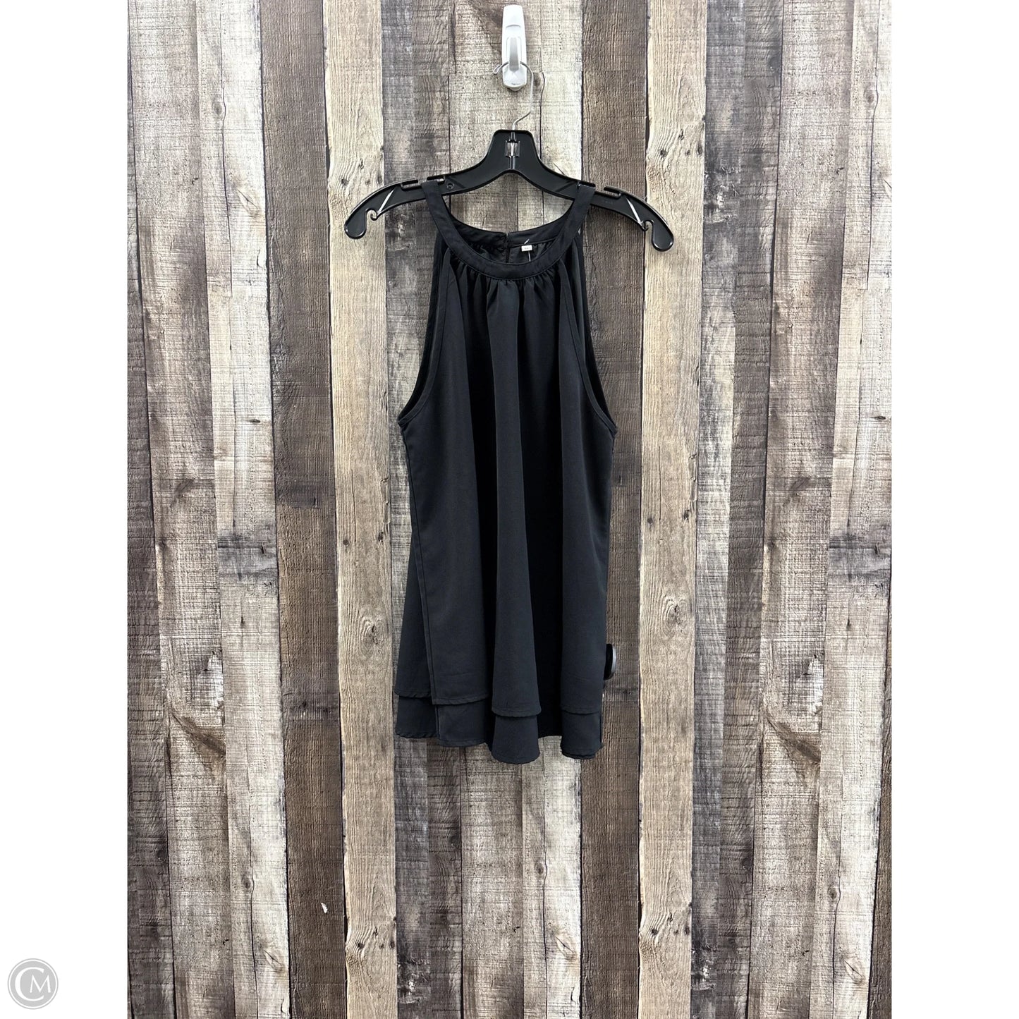 Top Sleeveless By Cmf In Black, Size: Xl