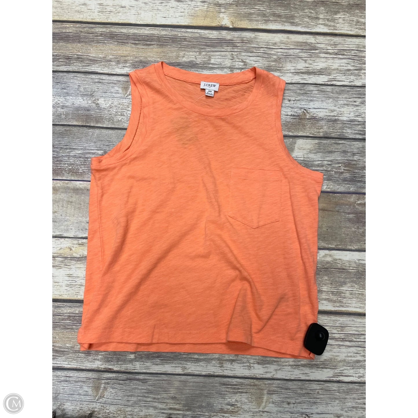 Top Sleeveless By J. Crew In Orange, Size: Xs