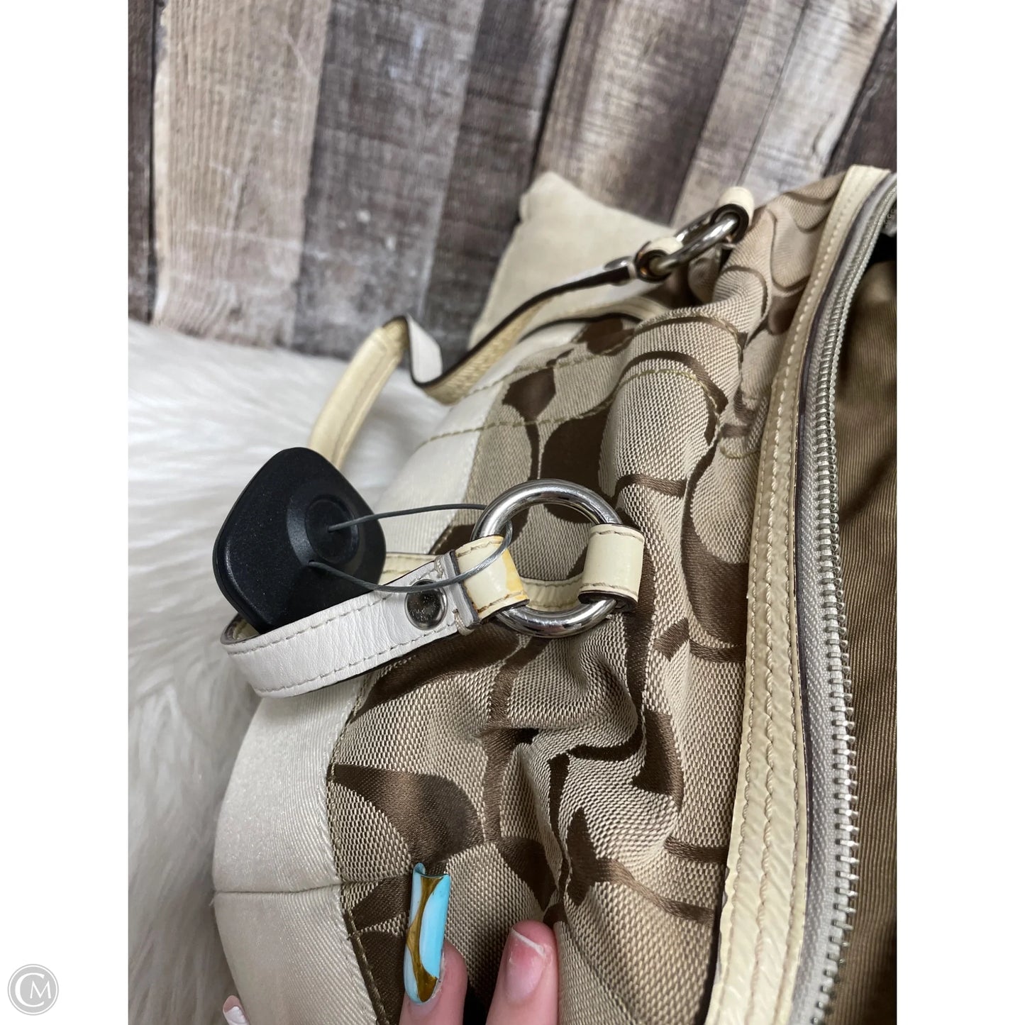 Handbag Designer By Coach, Size: Medium
