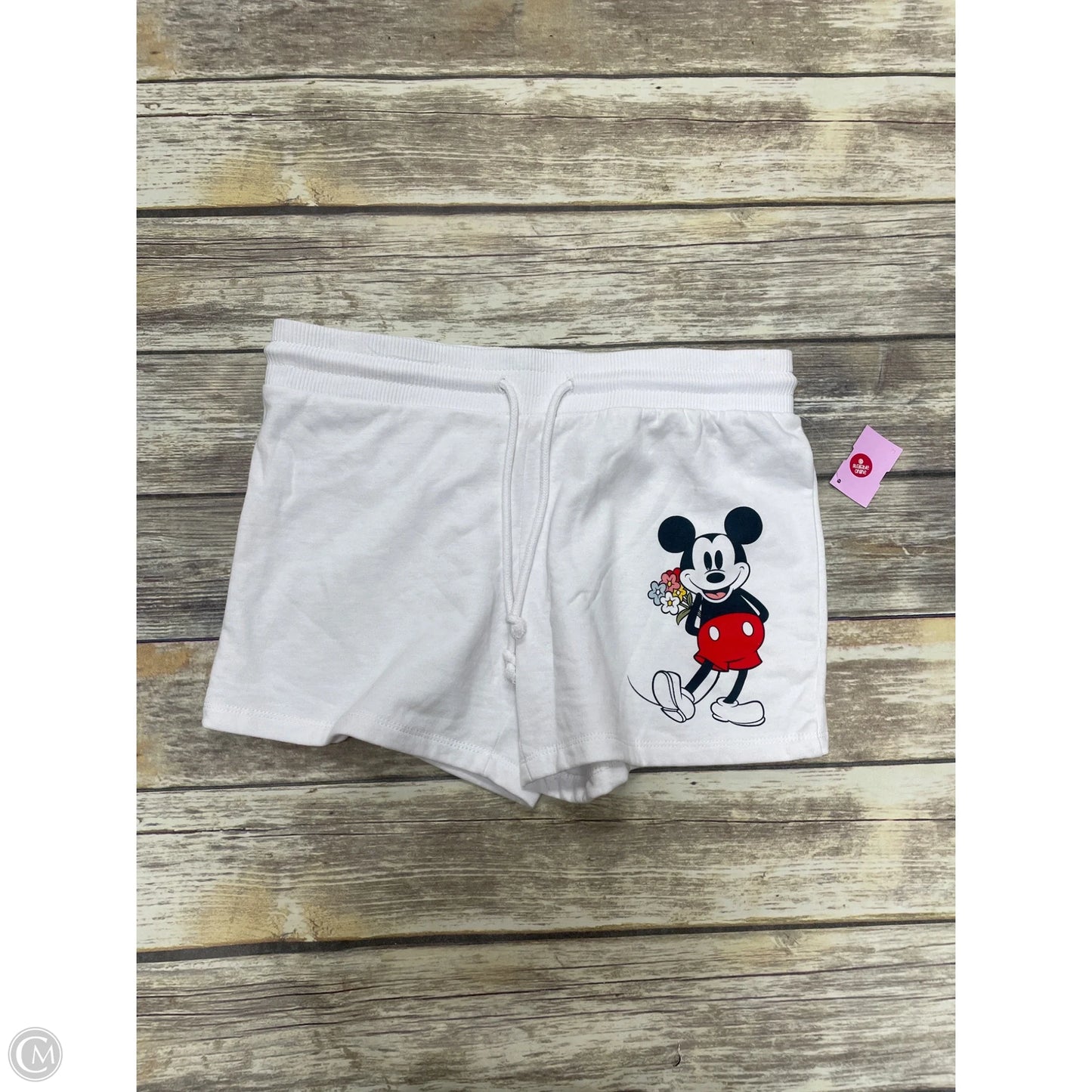 Shorts By Disney In White, Size: M