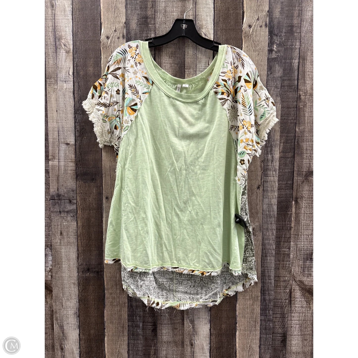 Top Short Sleeve By Cato In Mauve, Size: Xl