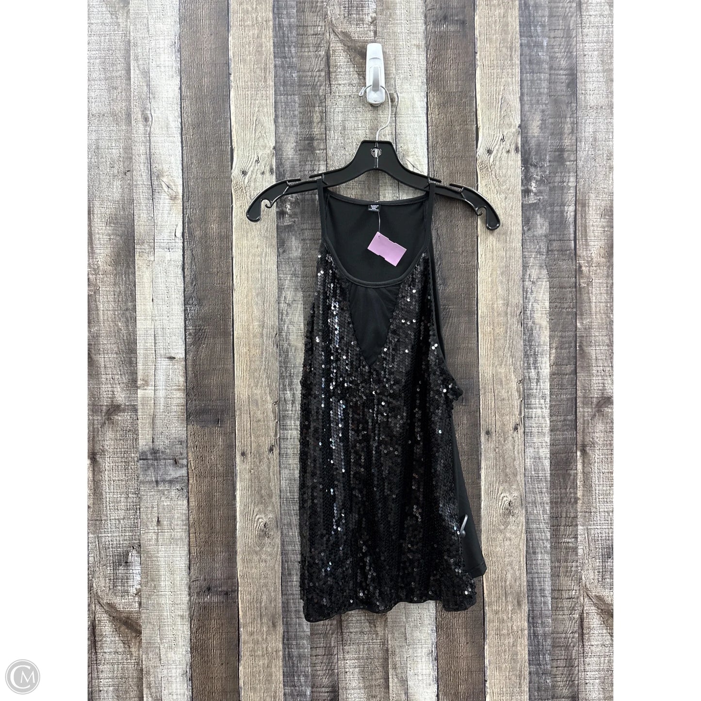 Top Sleeveless By Shein In Black, Size: 2x