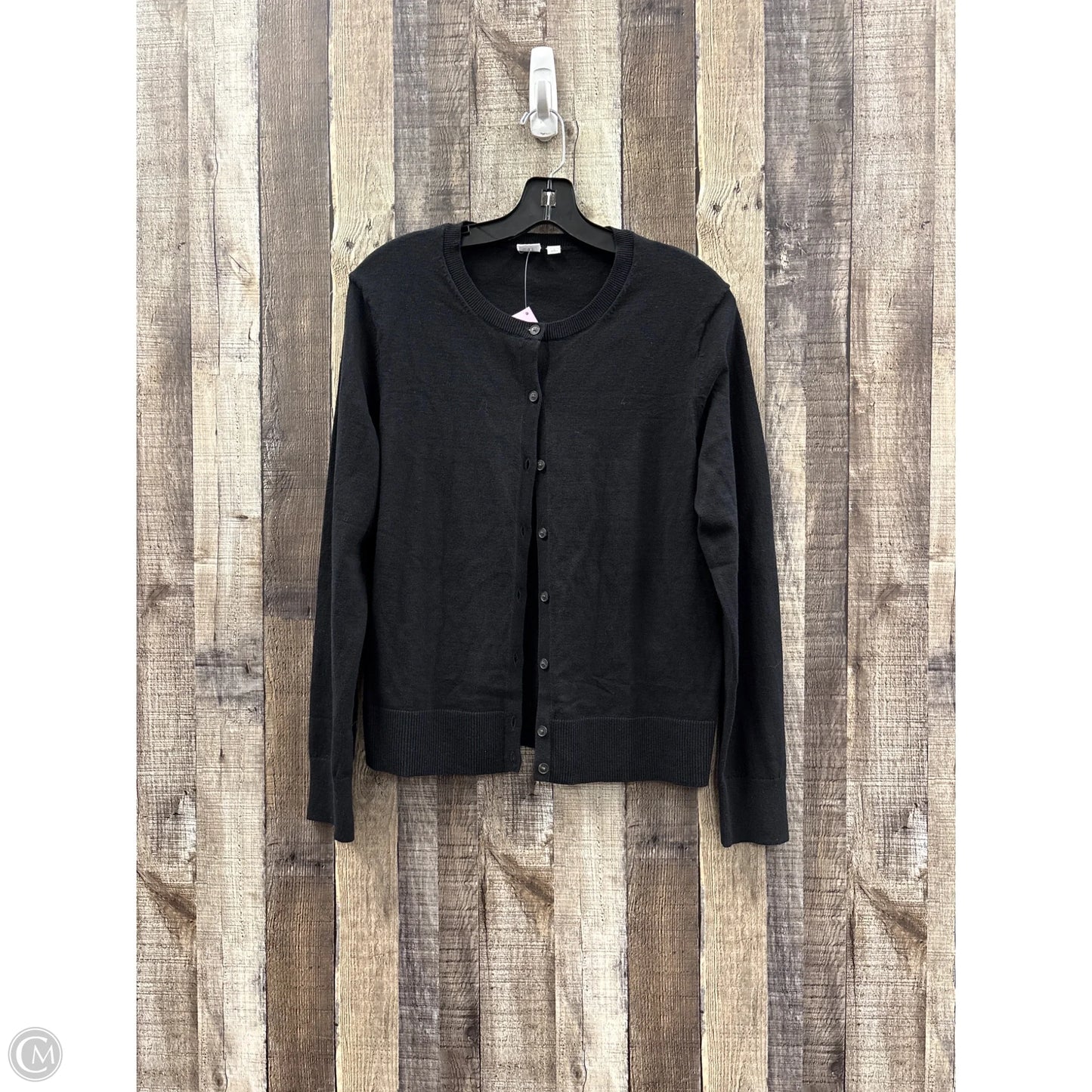 Cardigan By Gap In Black, Size: L