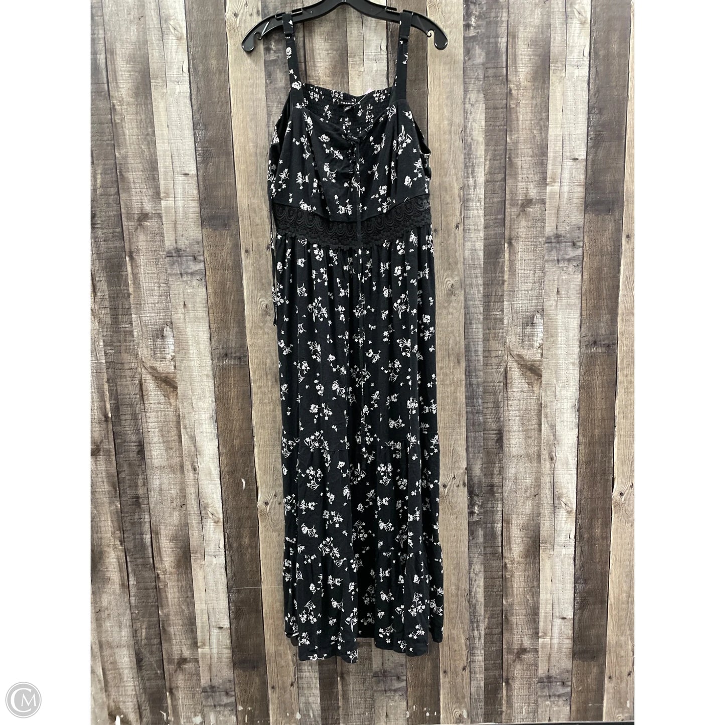 Dress Casual Maxi By Torrid In Black & White, Size: 2x