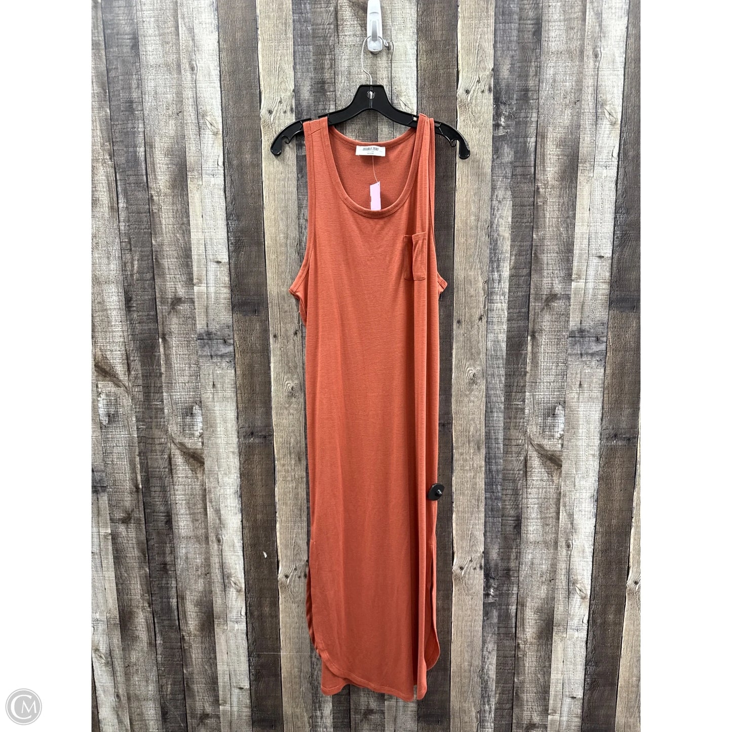 Dress Casual Maxi By Double Zero In Orange, Size: L