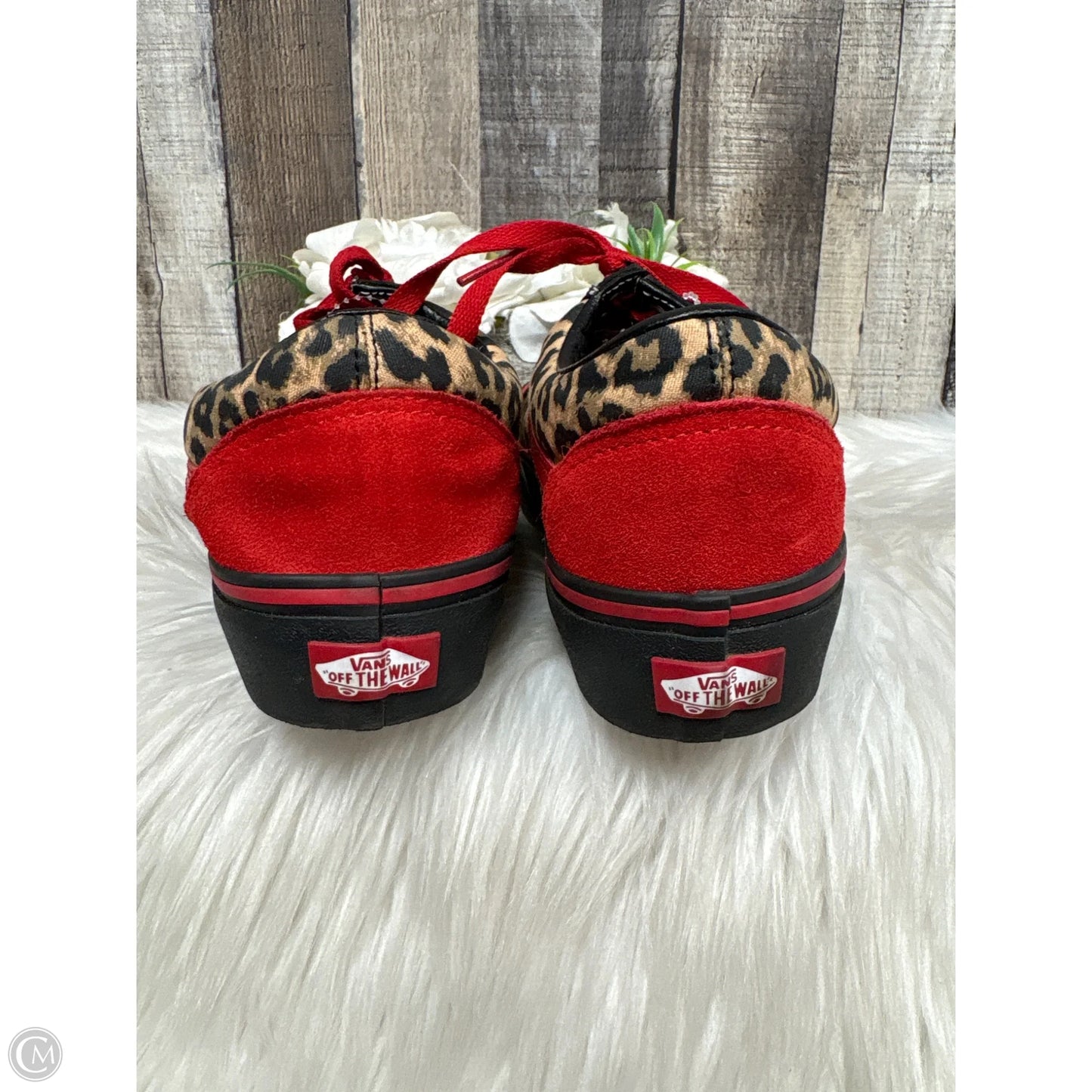 Shoes Sneakers By Vans In Animal Print, Size: 9