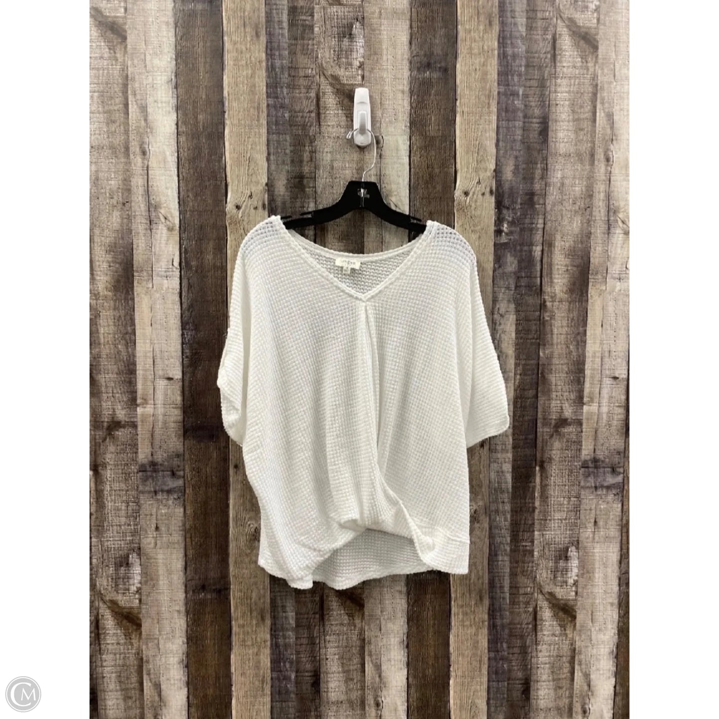 Top Short Sleeve By Umgee In White, Size: M