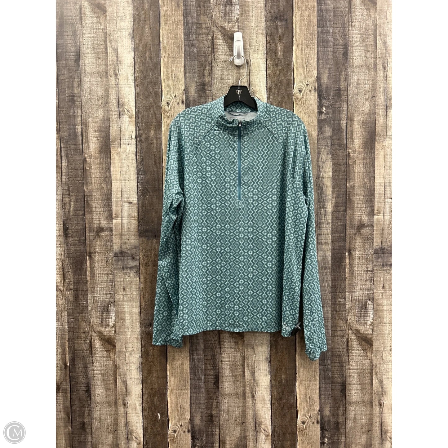 Athletic Sweatshirt Collar By L.l. Bean In Green, Size: Xl