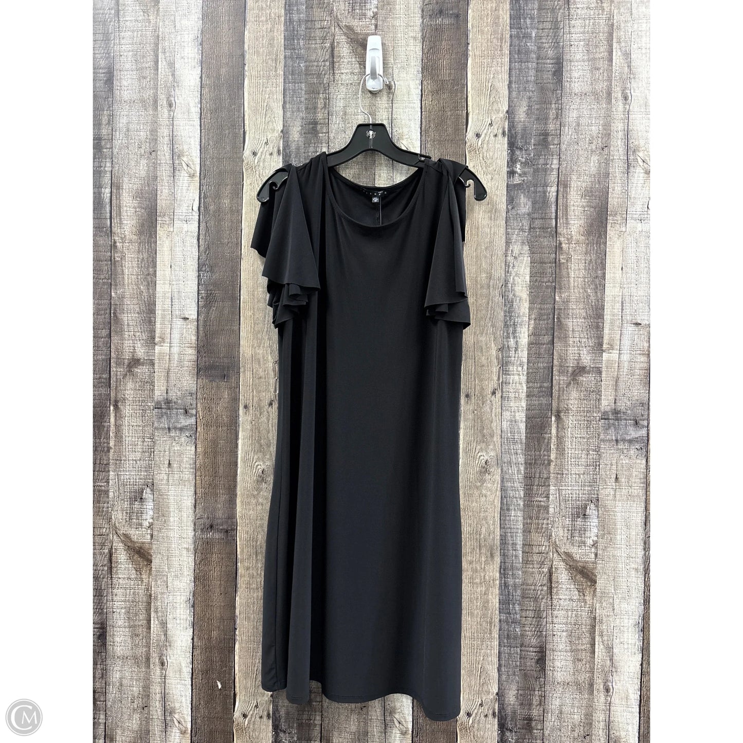 Dress Casual Midi By Tiana B In Black, Size: 1x