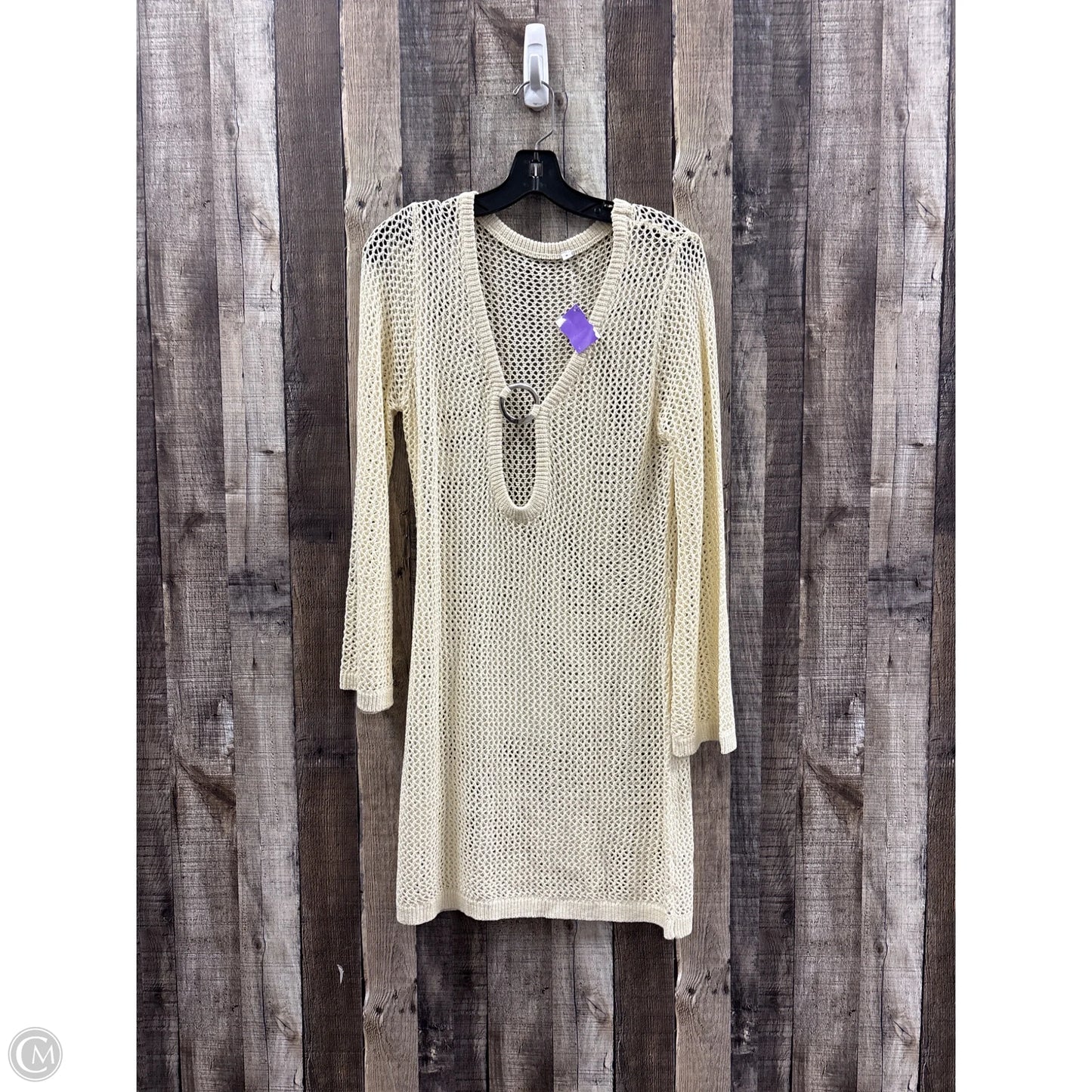 Swimwear Cover-up By Cmf In Beige, Size: S