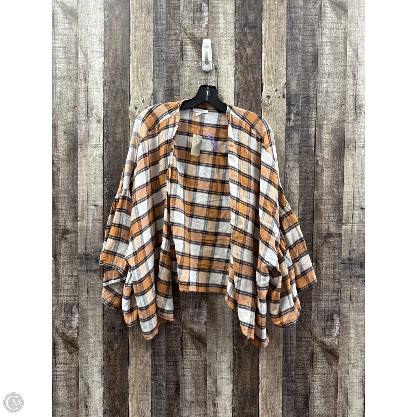 Kimono By Maurices In Plaid Pattern, Size: Osfm