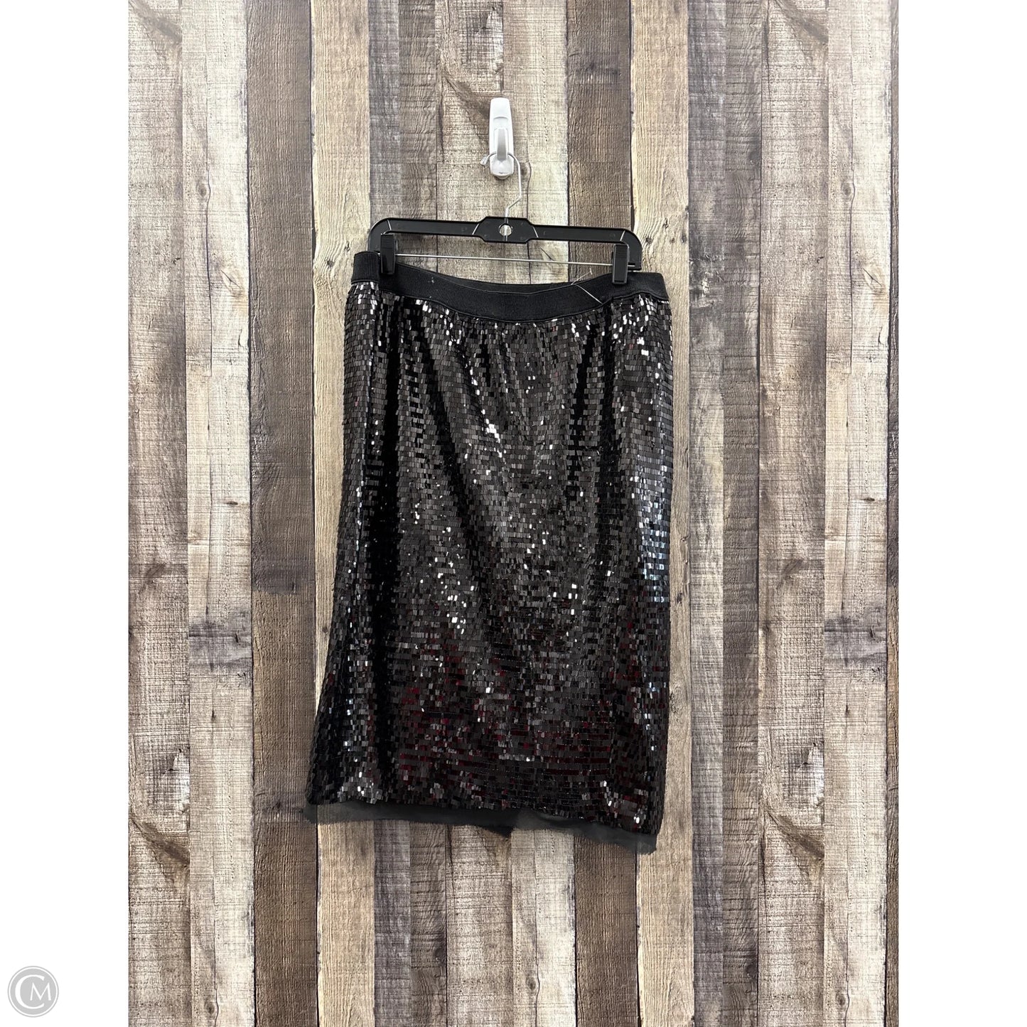 Skirt Maxi By Who What Wear In Black, Size: L