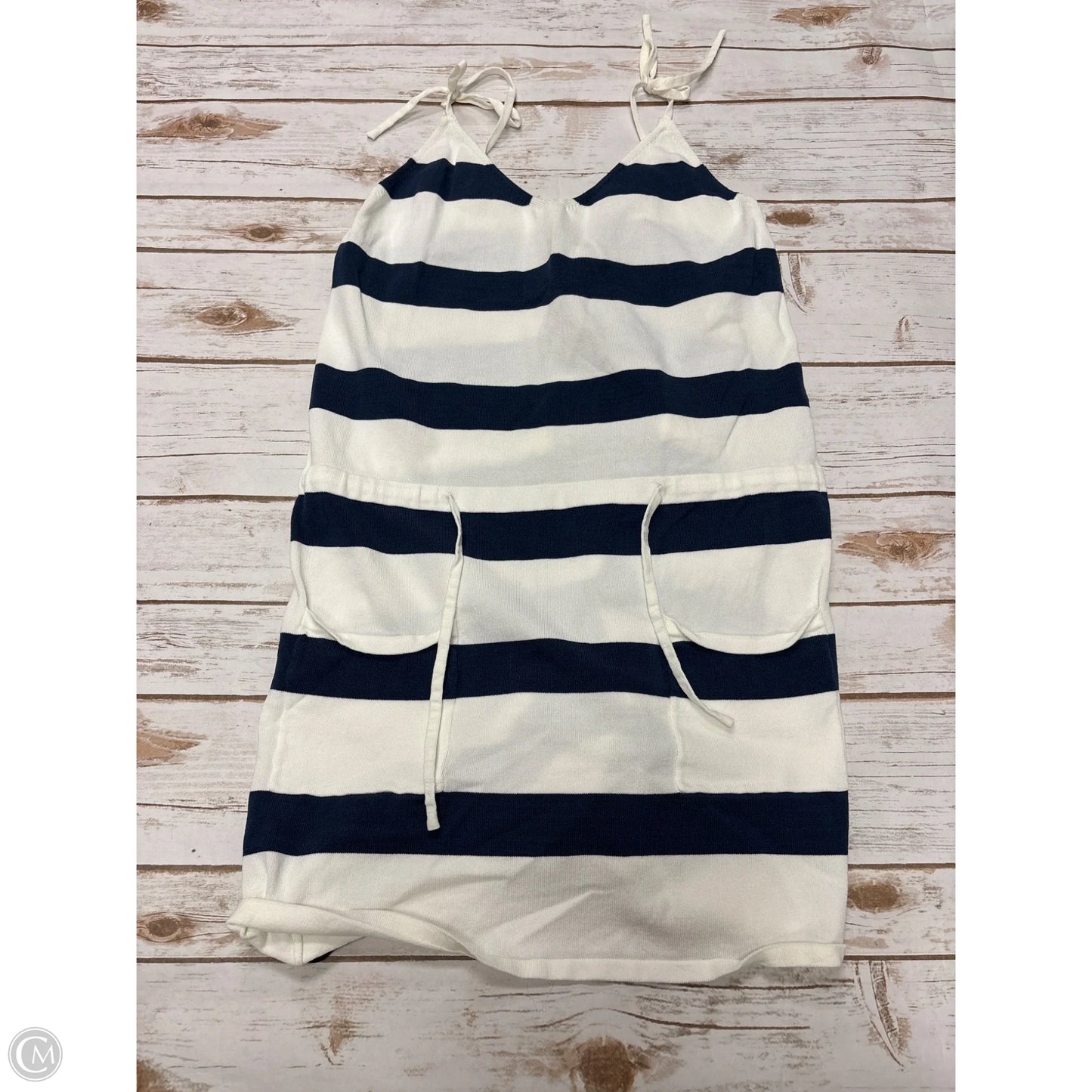 Dress Casual Short By Wishlist In Blue & White, Size: S