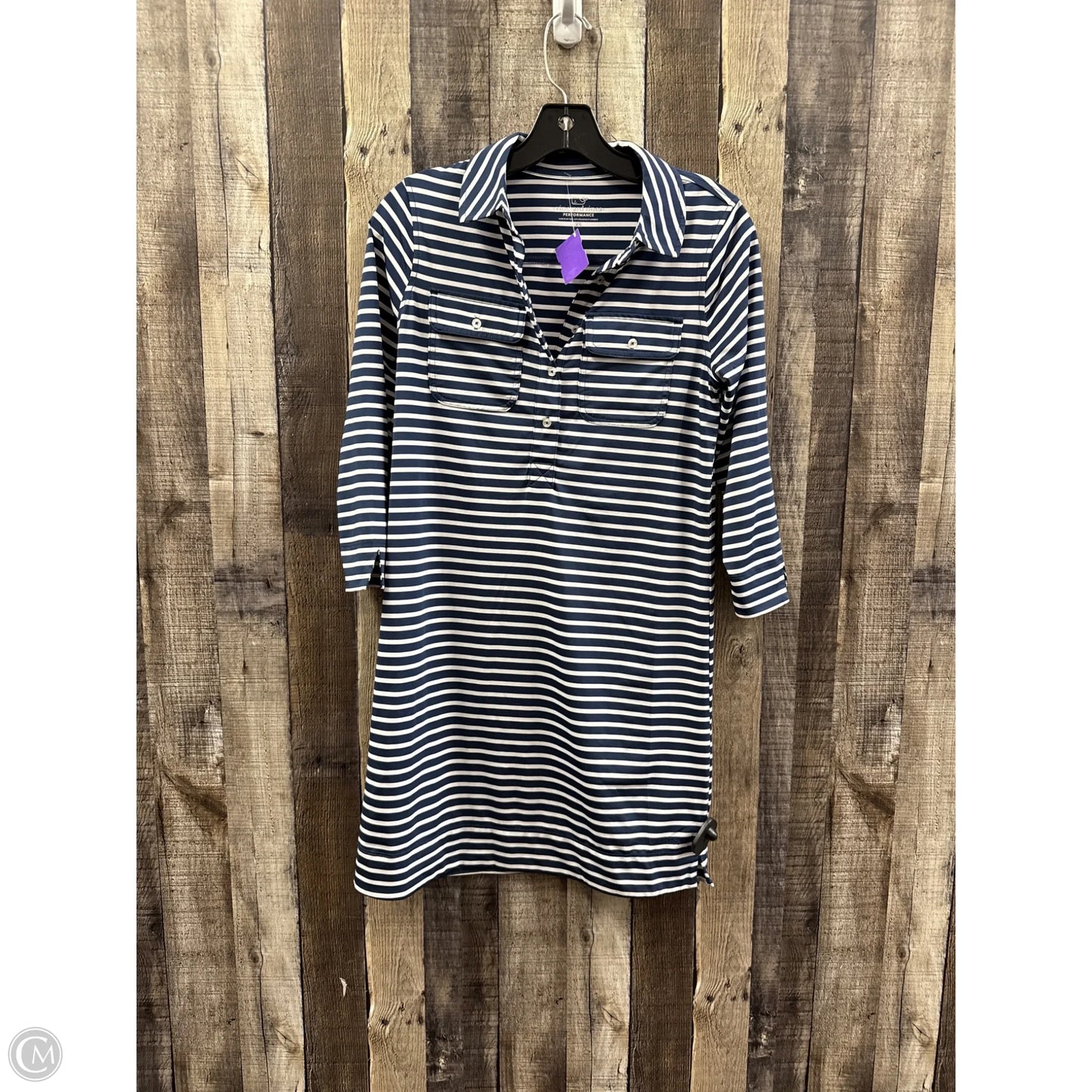 Dress Casual Short By Vineyard Vines In Striped Pattern, Size: Xs