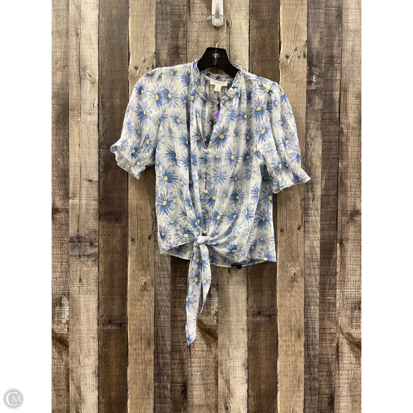 Top Short Sleeve By Tamara H In Floral Print, Size: S