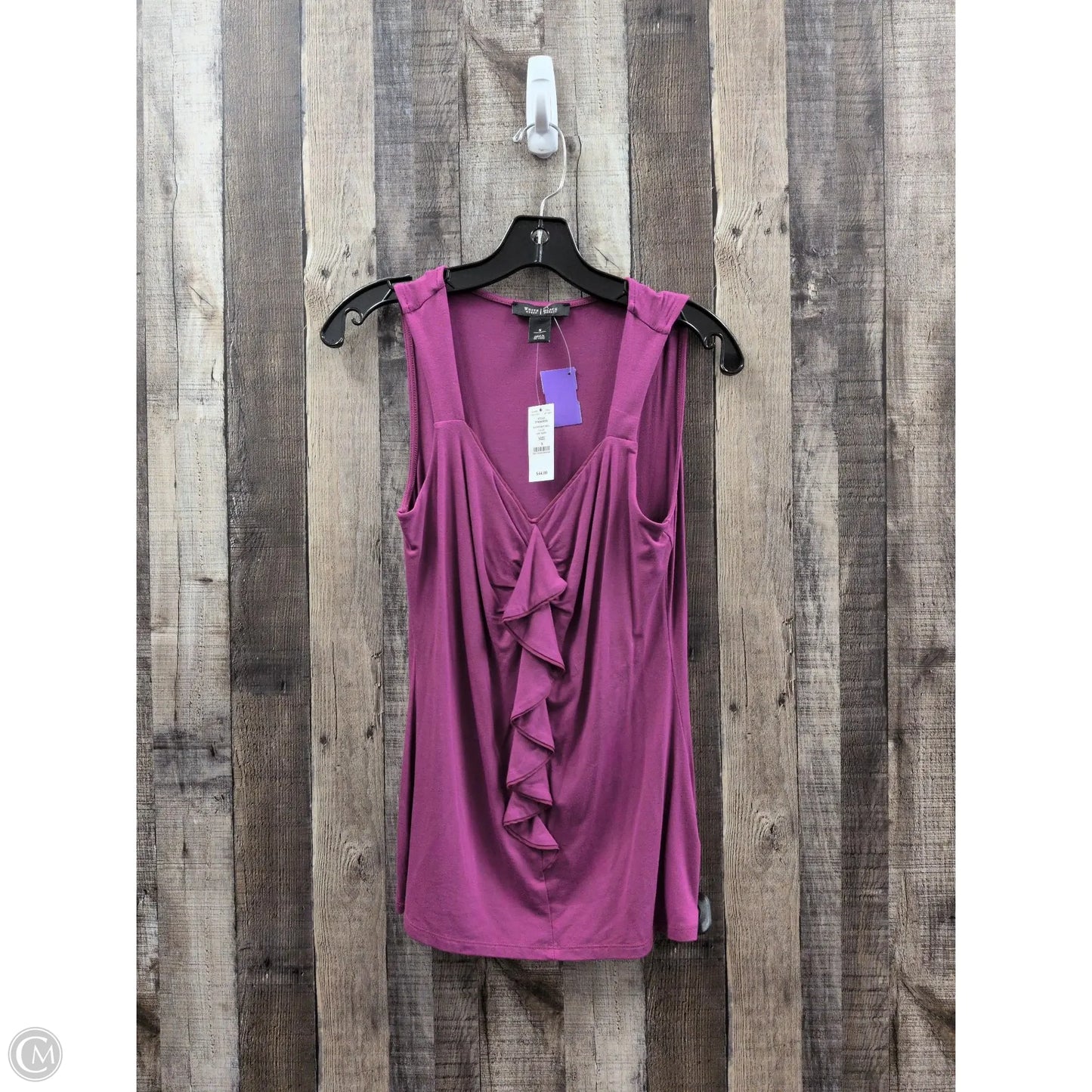 Top Sleeveless By White House Black Market In Purple, Size: S