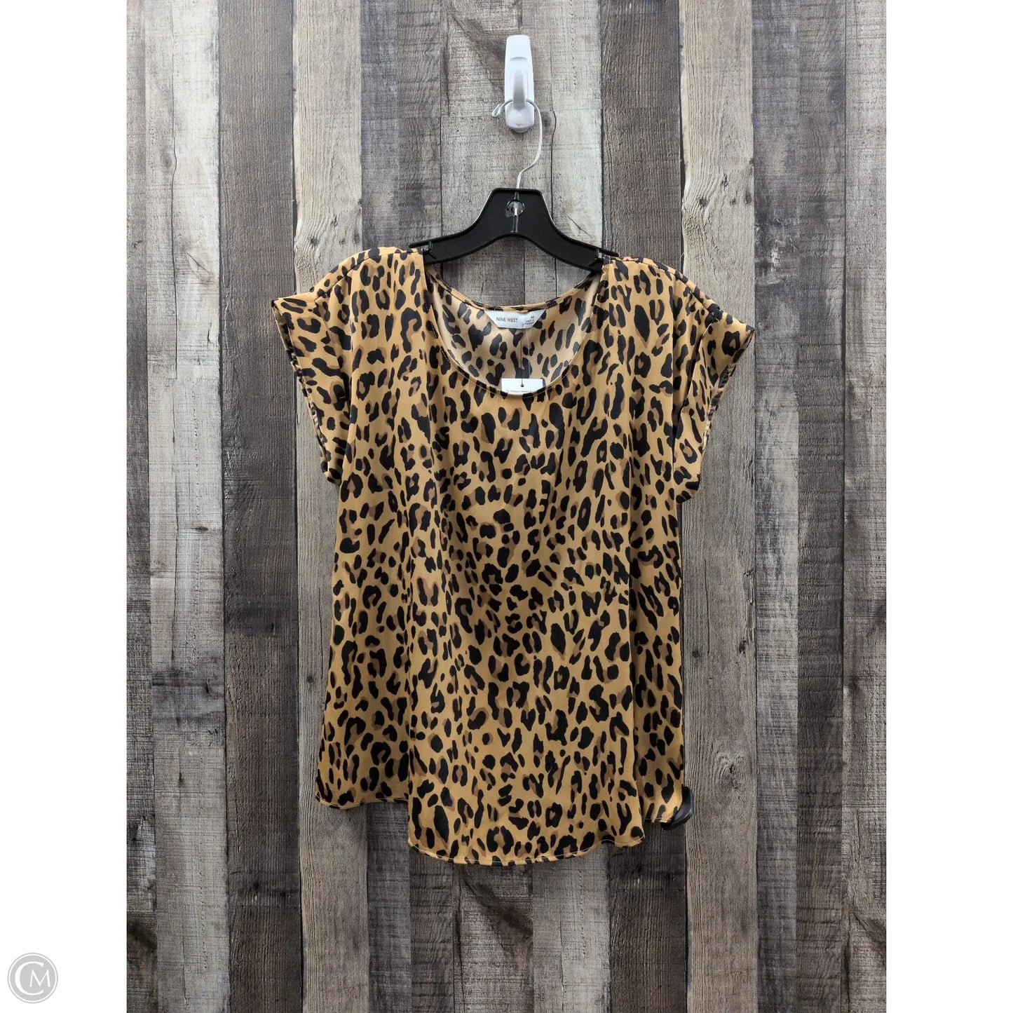 Top Sleeveless By Nine West In Animal Print, Size: M