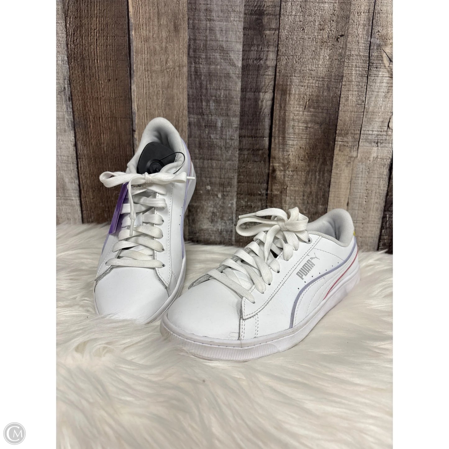 Shoes Athletic By Puma In White, Size: 8