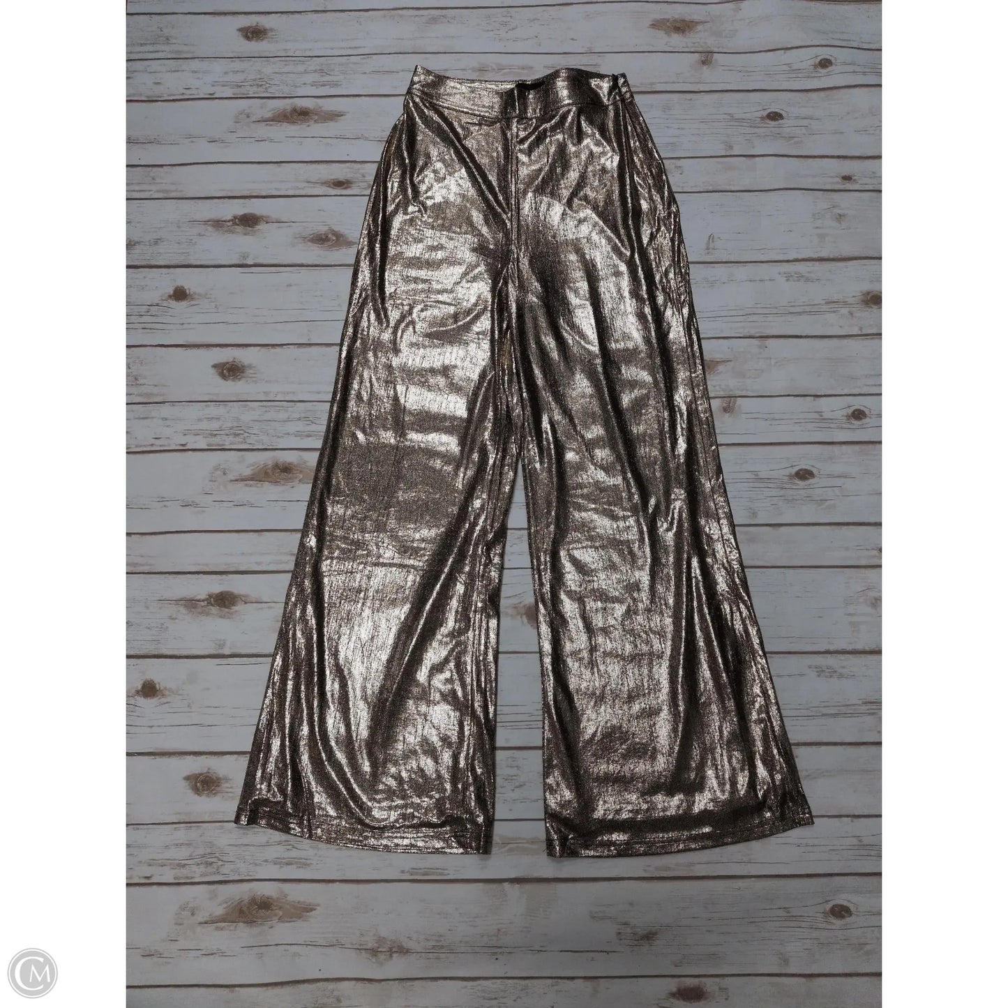 Pants Wide Leg By Sugar Lips In Copper, Size: S