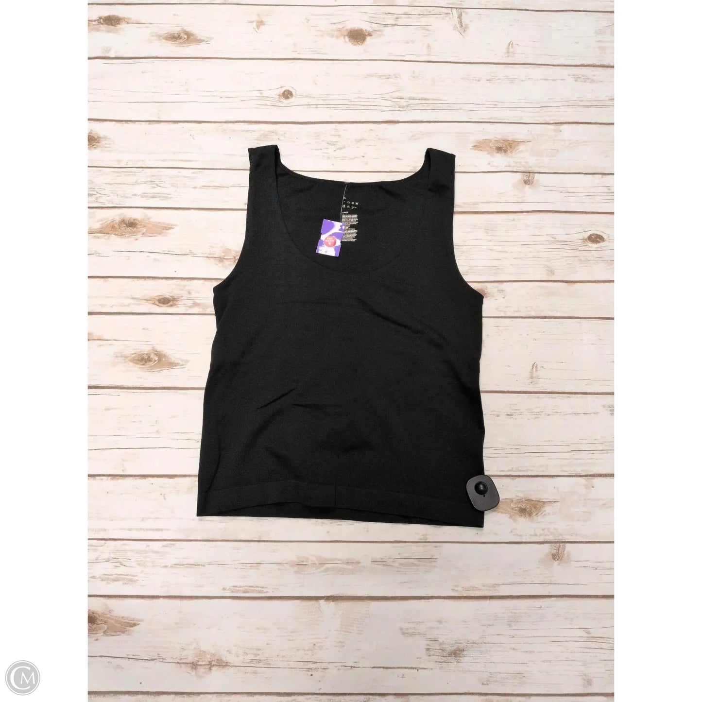 Top Sleeveless By A New Day In Black, Size: L