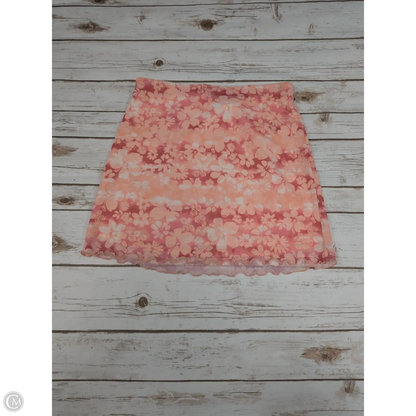 Skirt Mini & Short By Forever 21 In Peach, Size: L