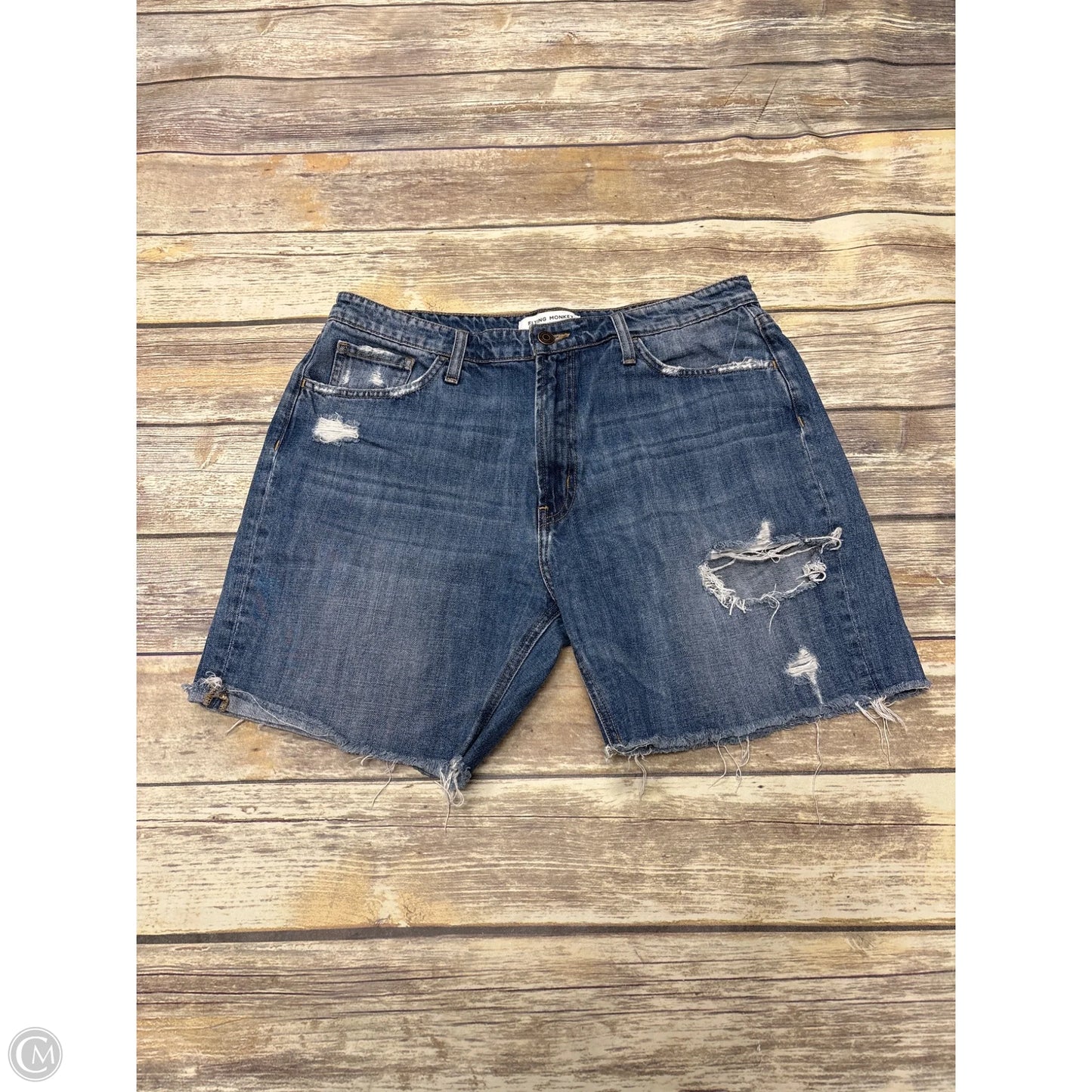 Shorts By Flying Monkey In Blue Denim, Size: 12