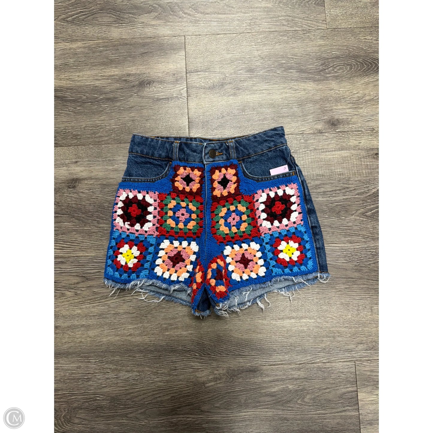 Shorts By Farm Rio In Blue Denim, Size: 0