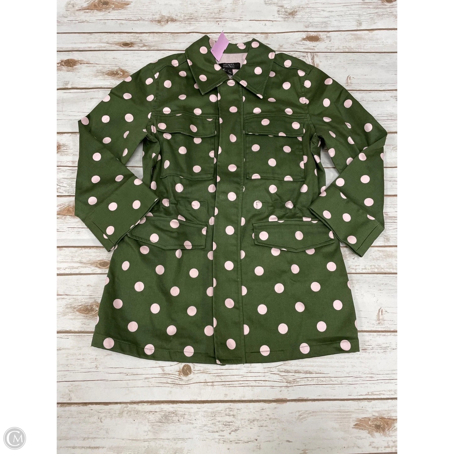 Jacket Other By Halogen In Polkadot Pattern, Size: S