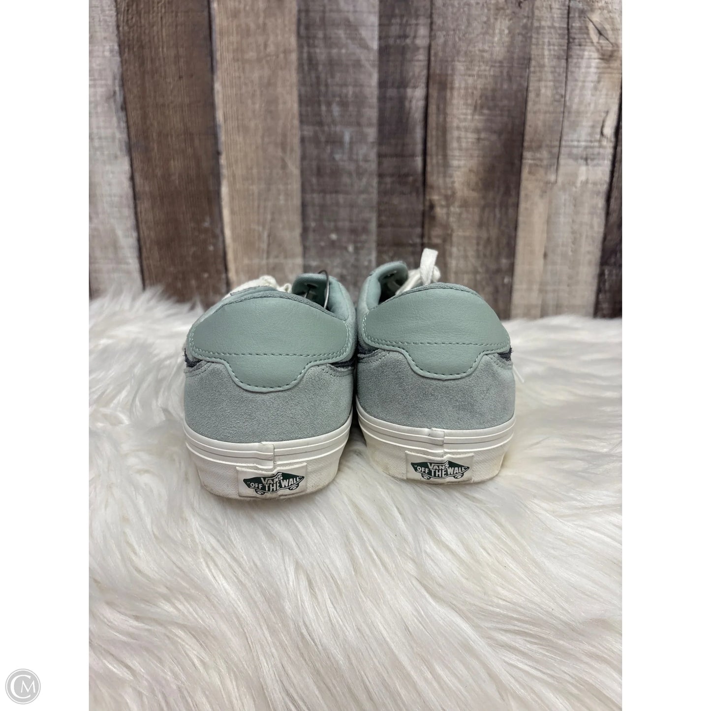 Shoes Sneakers By Vans In Green, Size: 10