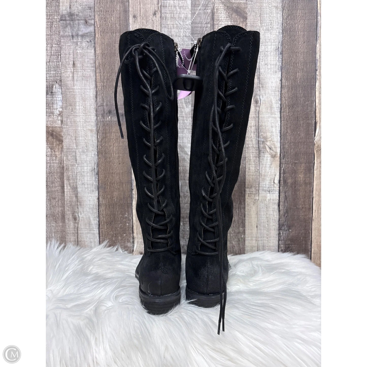 Boots Knee Flats By Sofft In Black, Size: 8