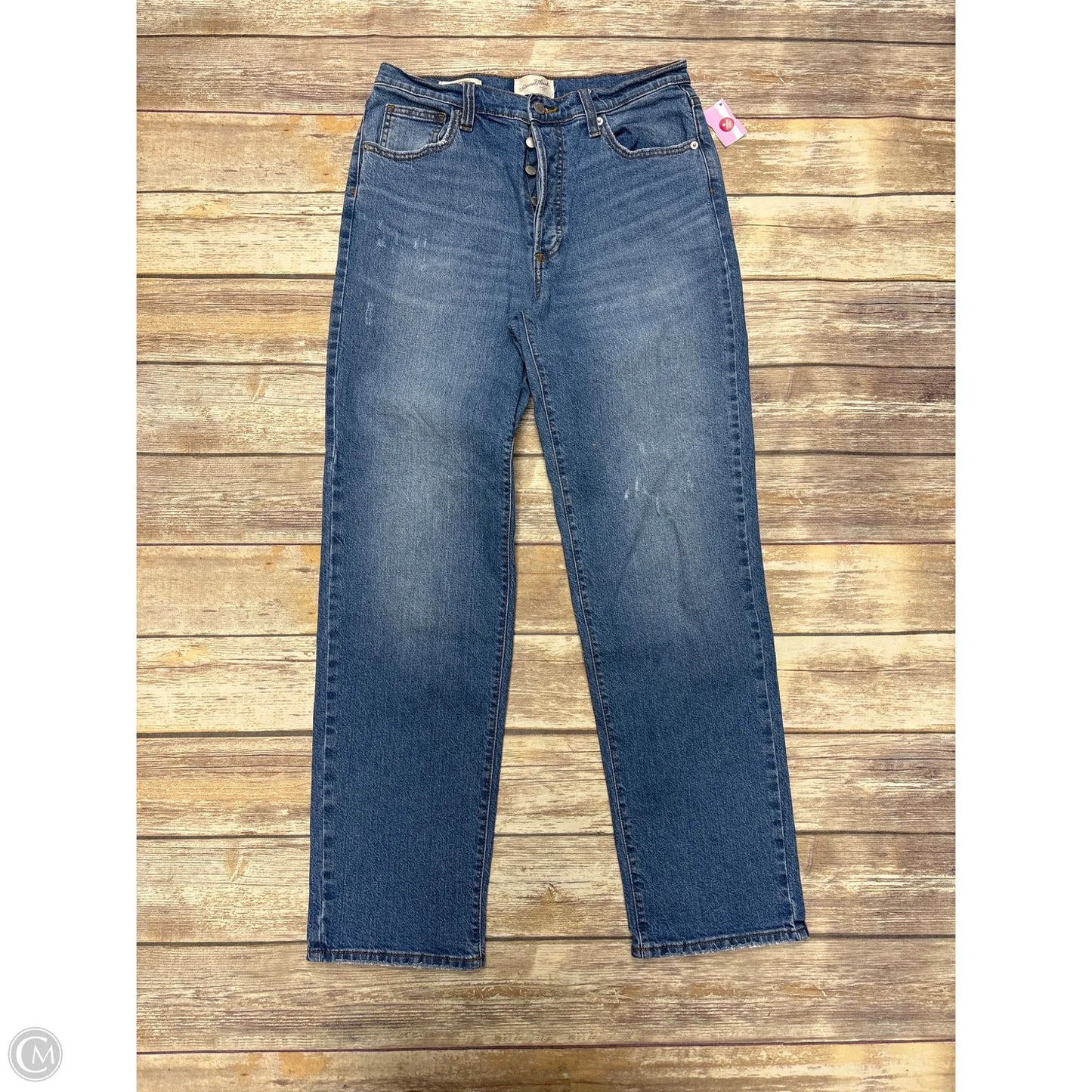 Jeans Straight By Universal Thread In Blue Denim, Size: 10