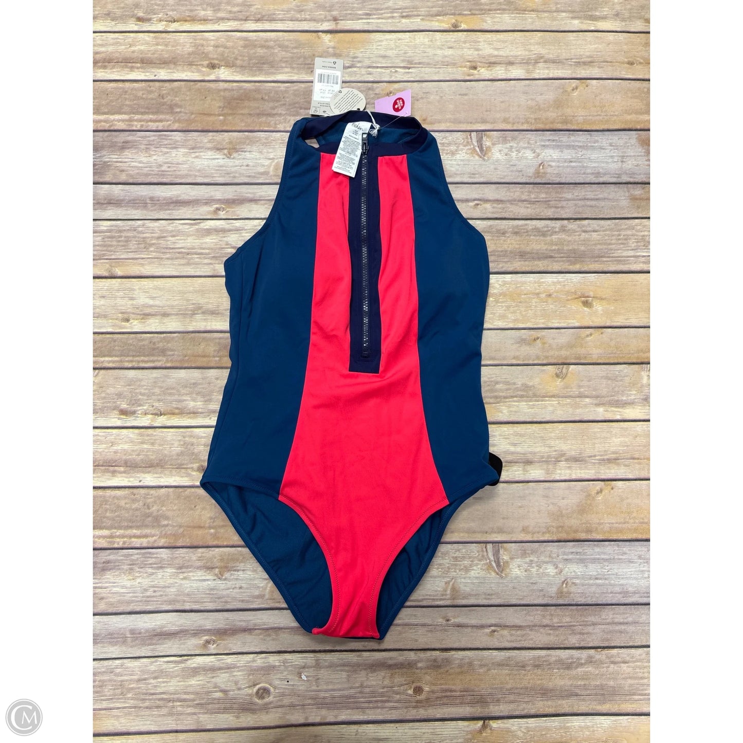 Swimsuit By Boden In Blue & Orange, Size: M