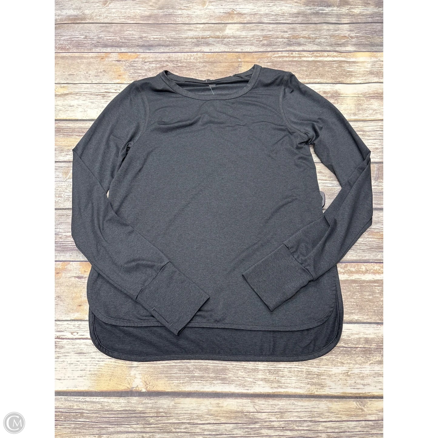 Athletic Top Long Sleeve Crewneck By Varley In Grey, Size: S