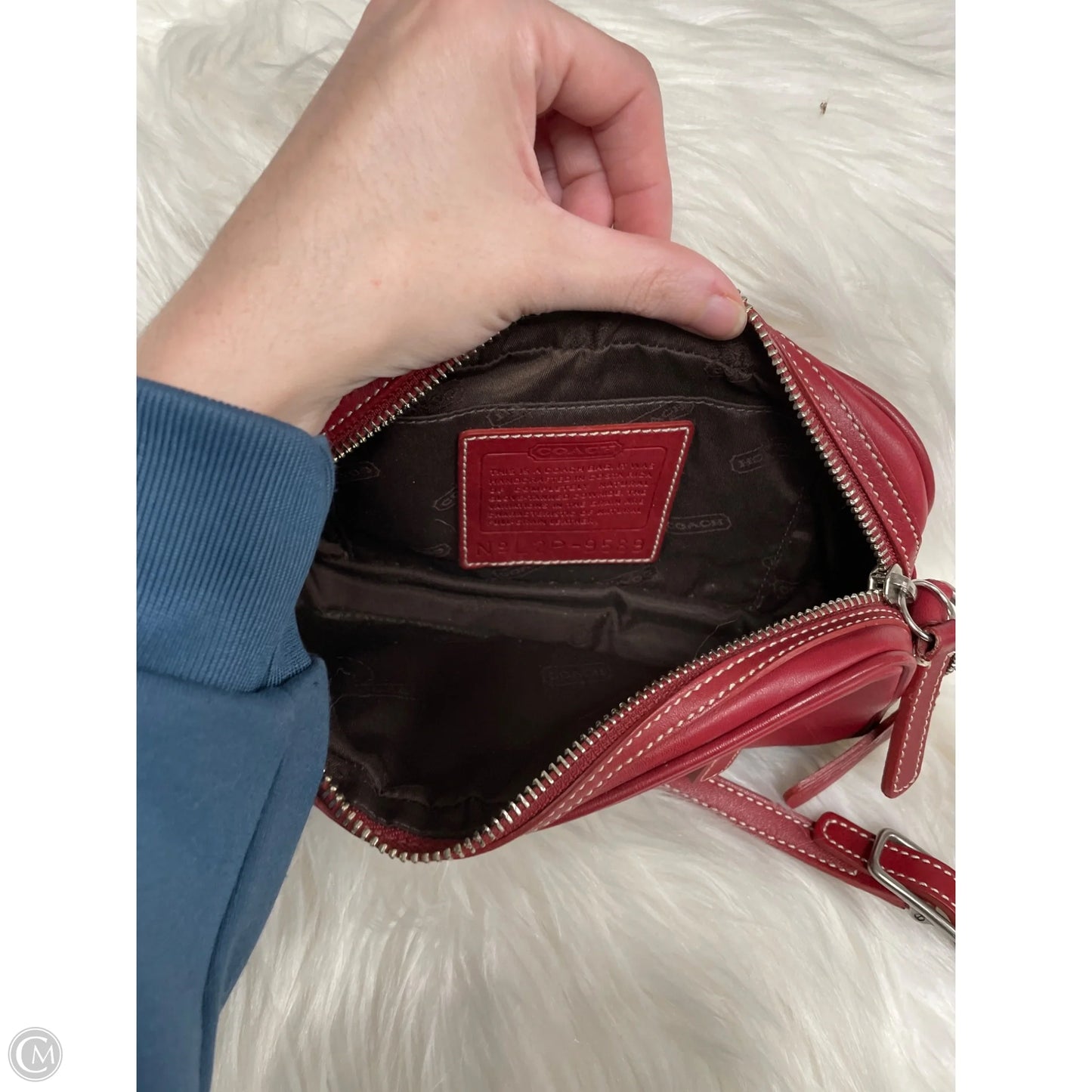 Crossbody Designer By Coach, Size: Small