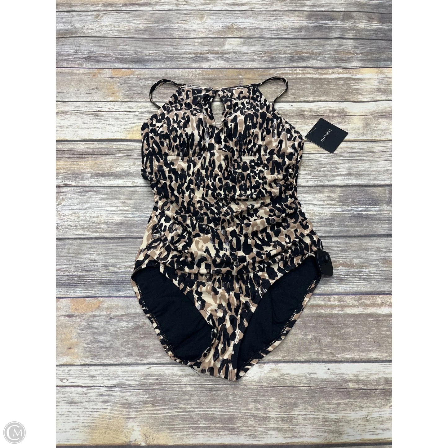 Swimsuit By Ellen Tracy In Animal Print, Size: M