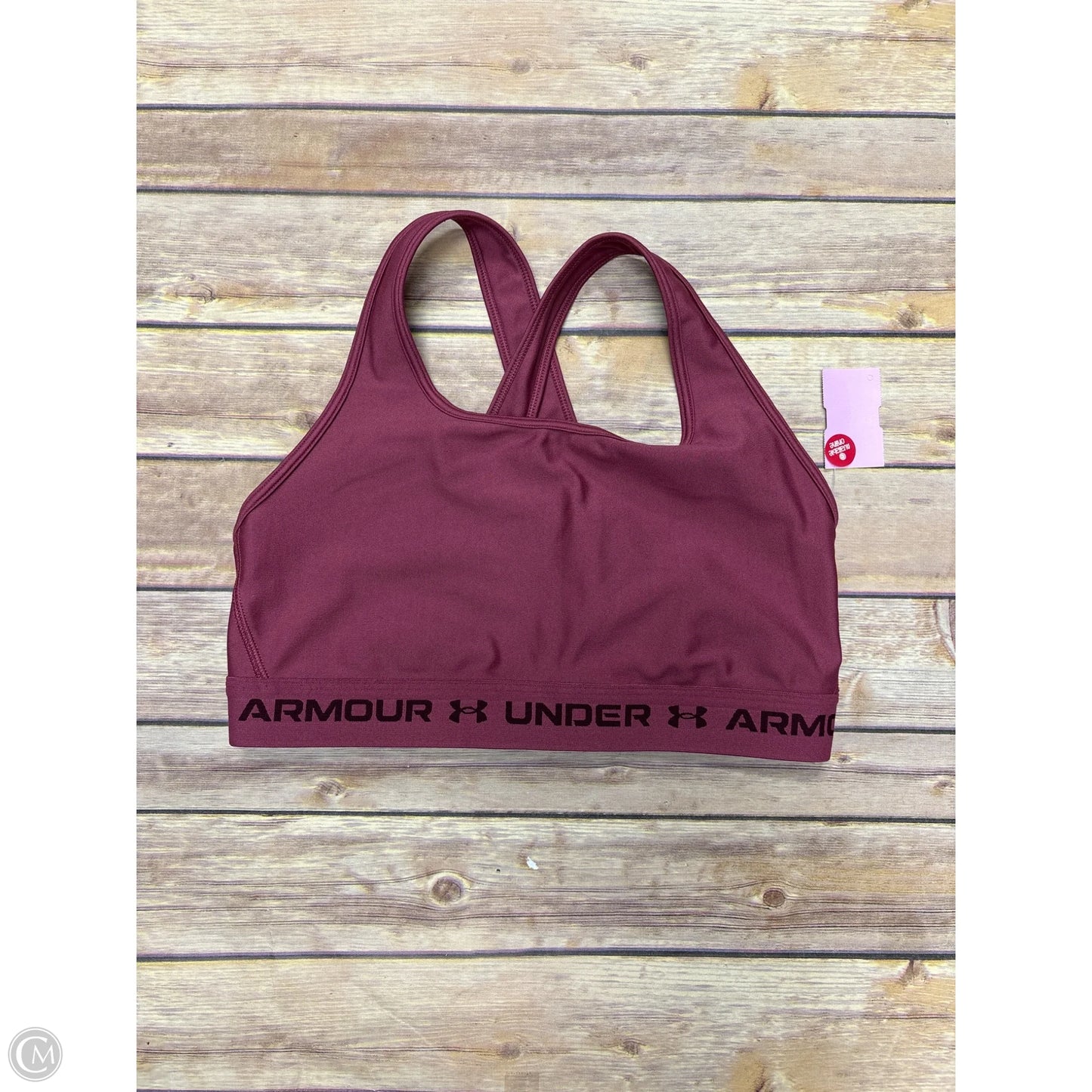 Athletic Bra By Under Armour In Pink, Size: L