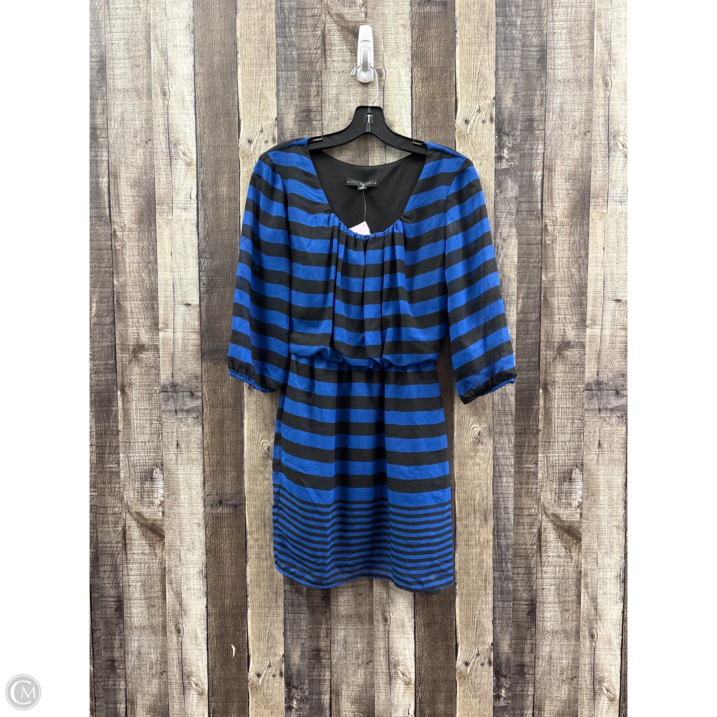 Dress Casual Short By City Studio In Striped Pattern, Size: Xs