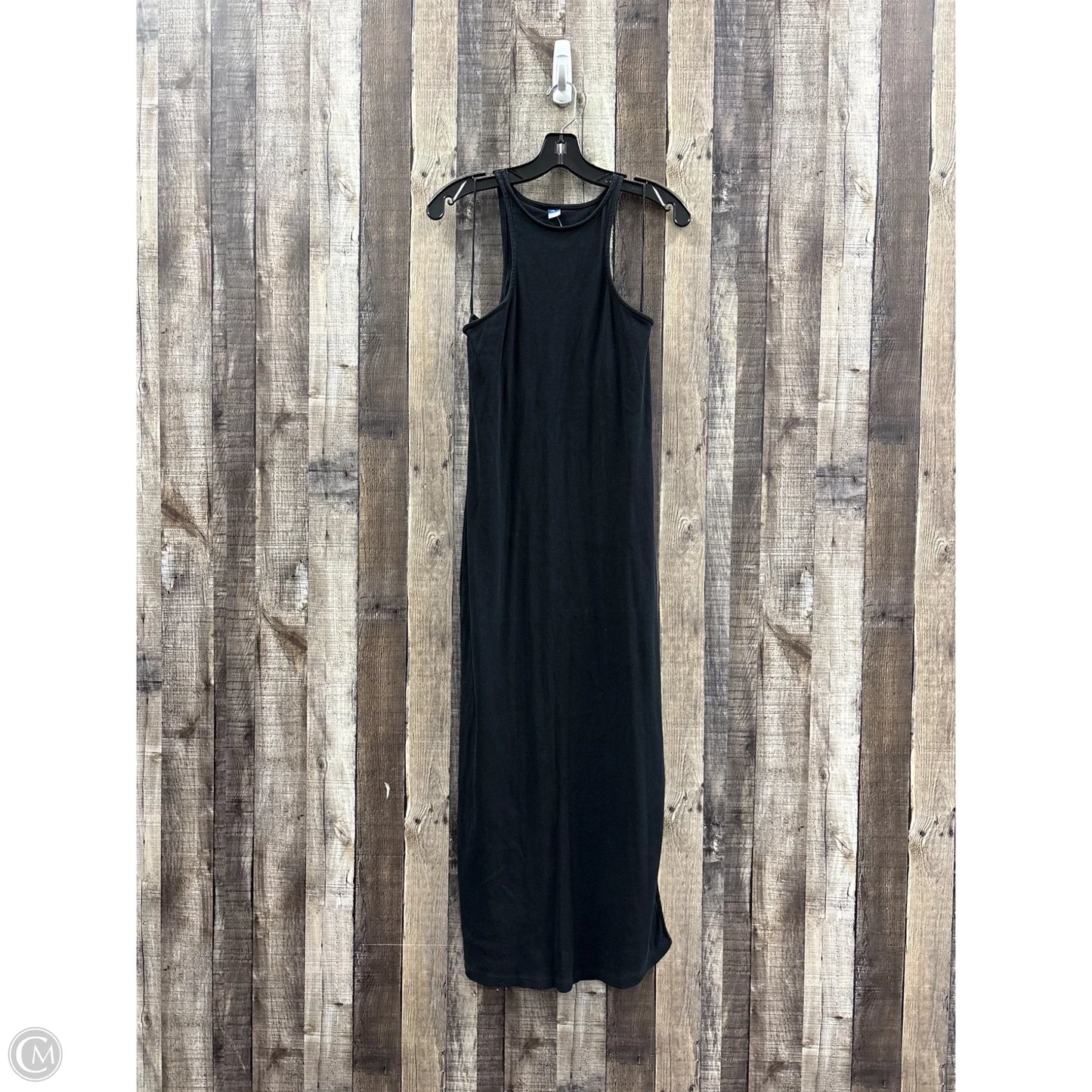 Dress Casual Maxi By Old Navy In Black, Size: L