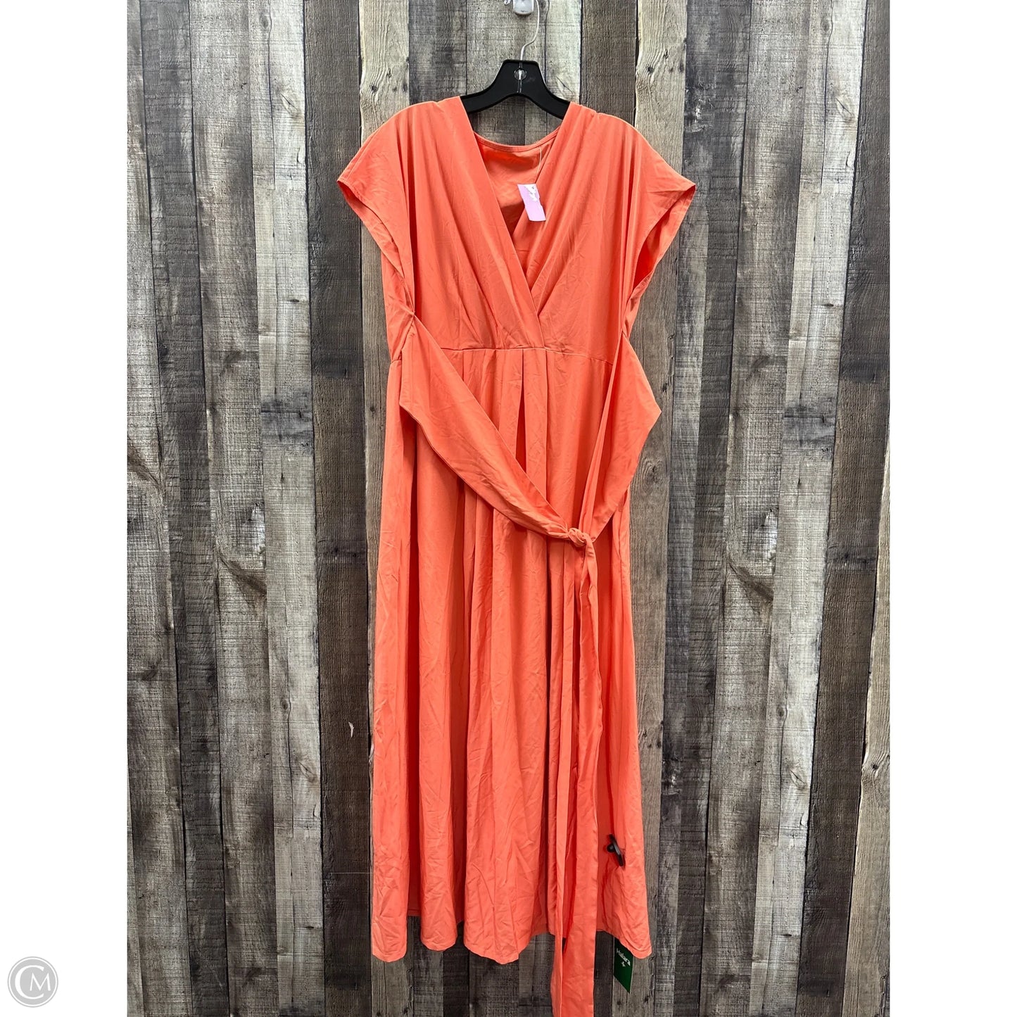 Dress Casual Maxi By Halara In Orange, Size: Xl