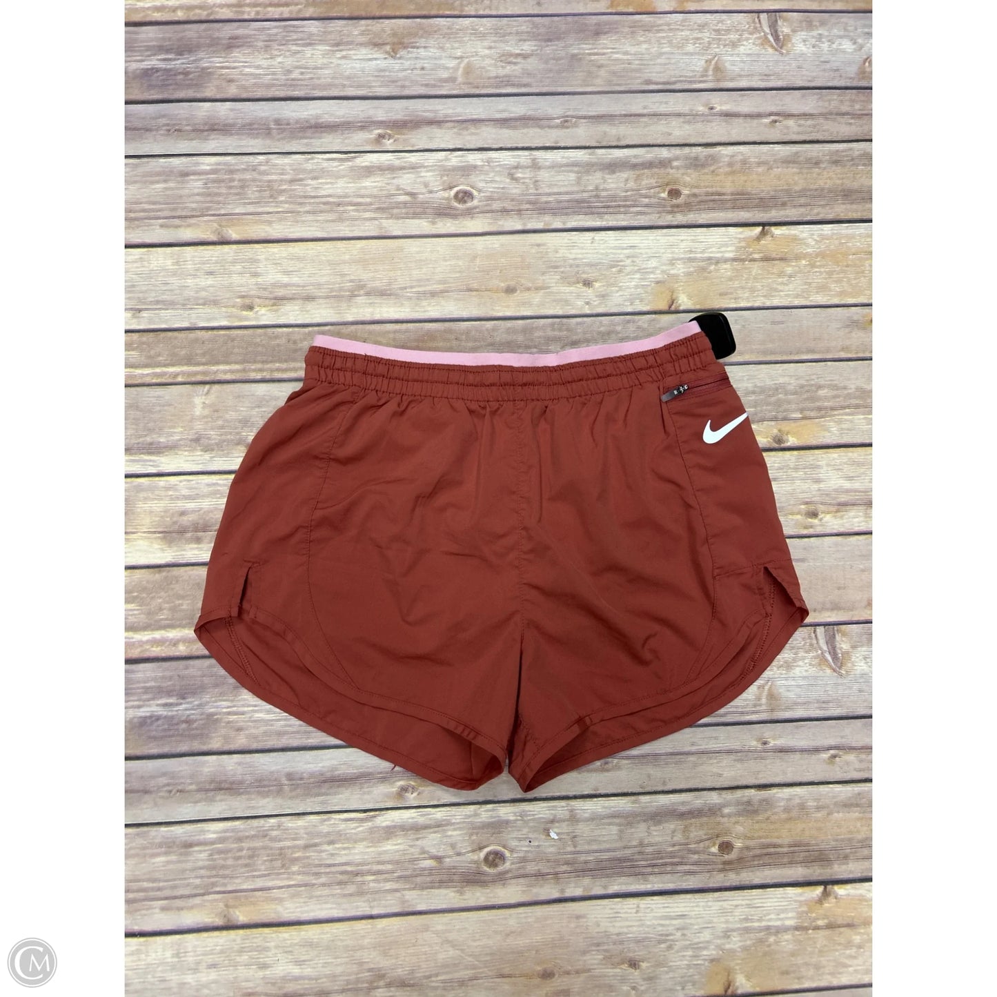 Athletic Shorts By Nike In Brown, Size: S