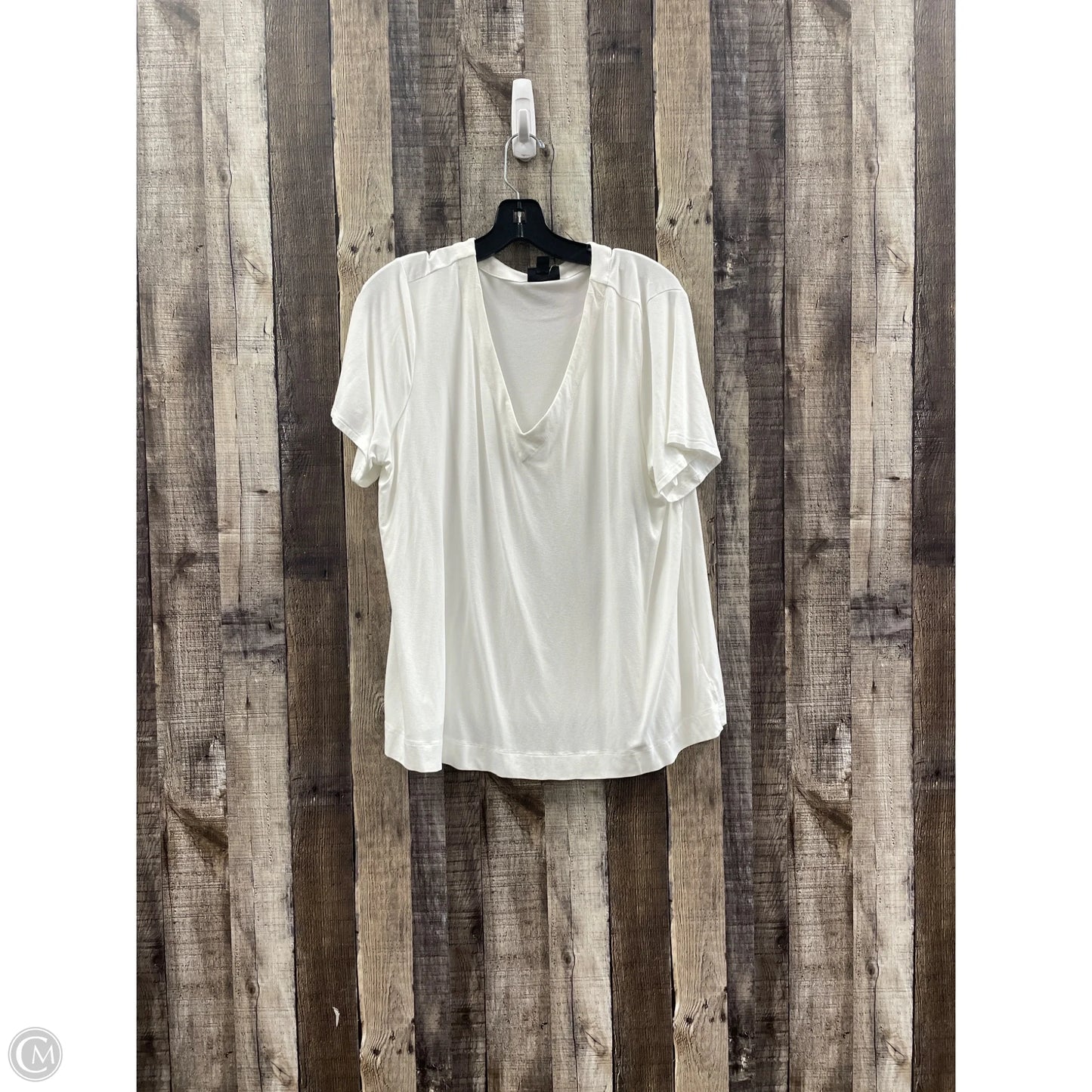 Top Short Sleeve By J. Jill In White, Size: Xl