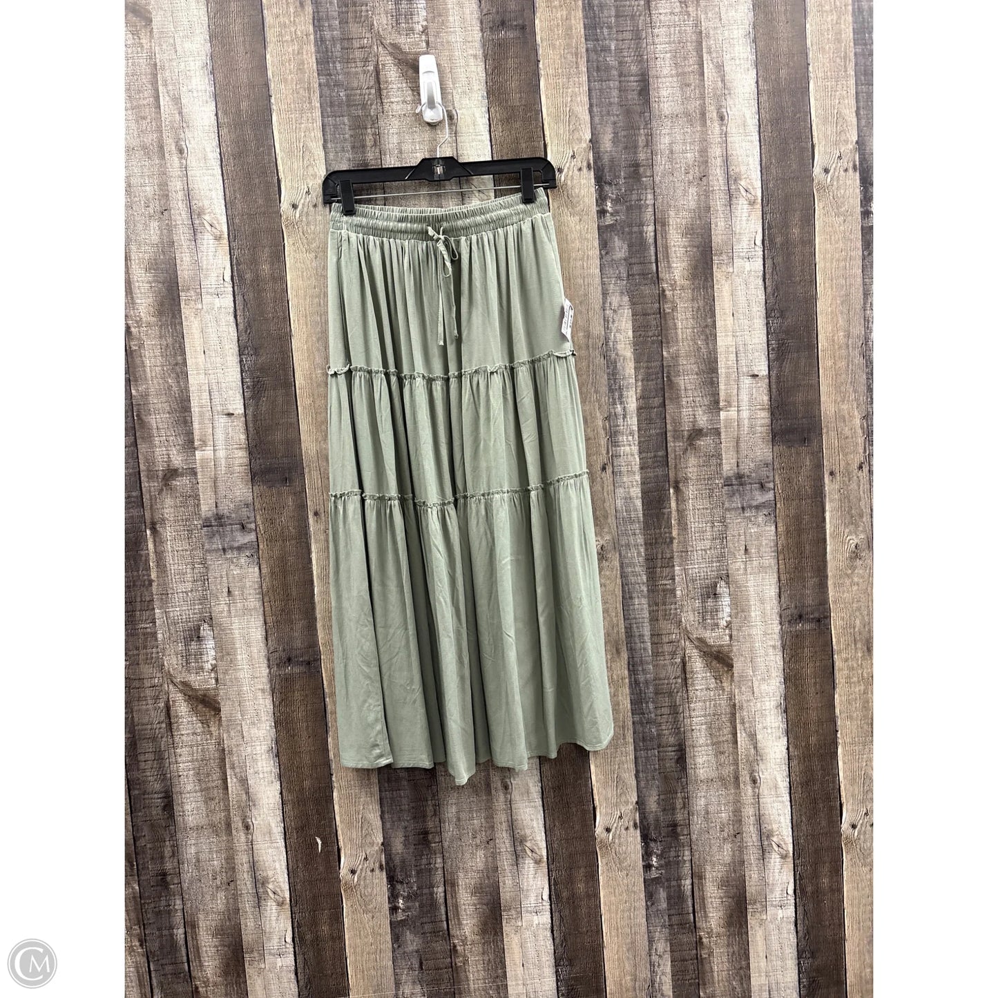 Skirt Maxi By Cme In Green, Size: S